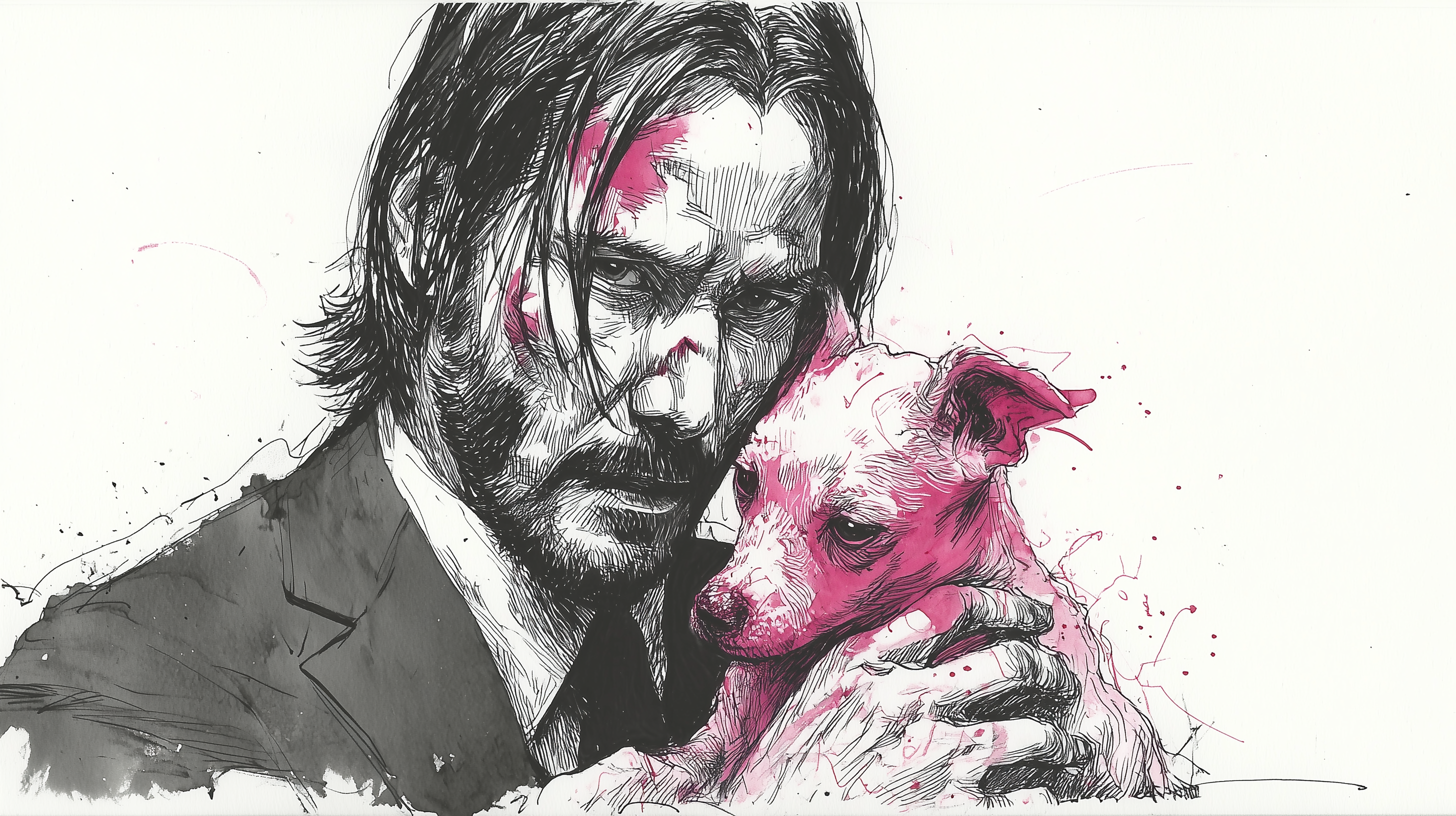 fond d'écran John Wick Razer téléchargement gratuit