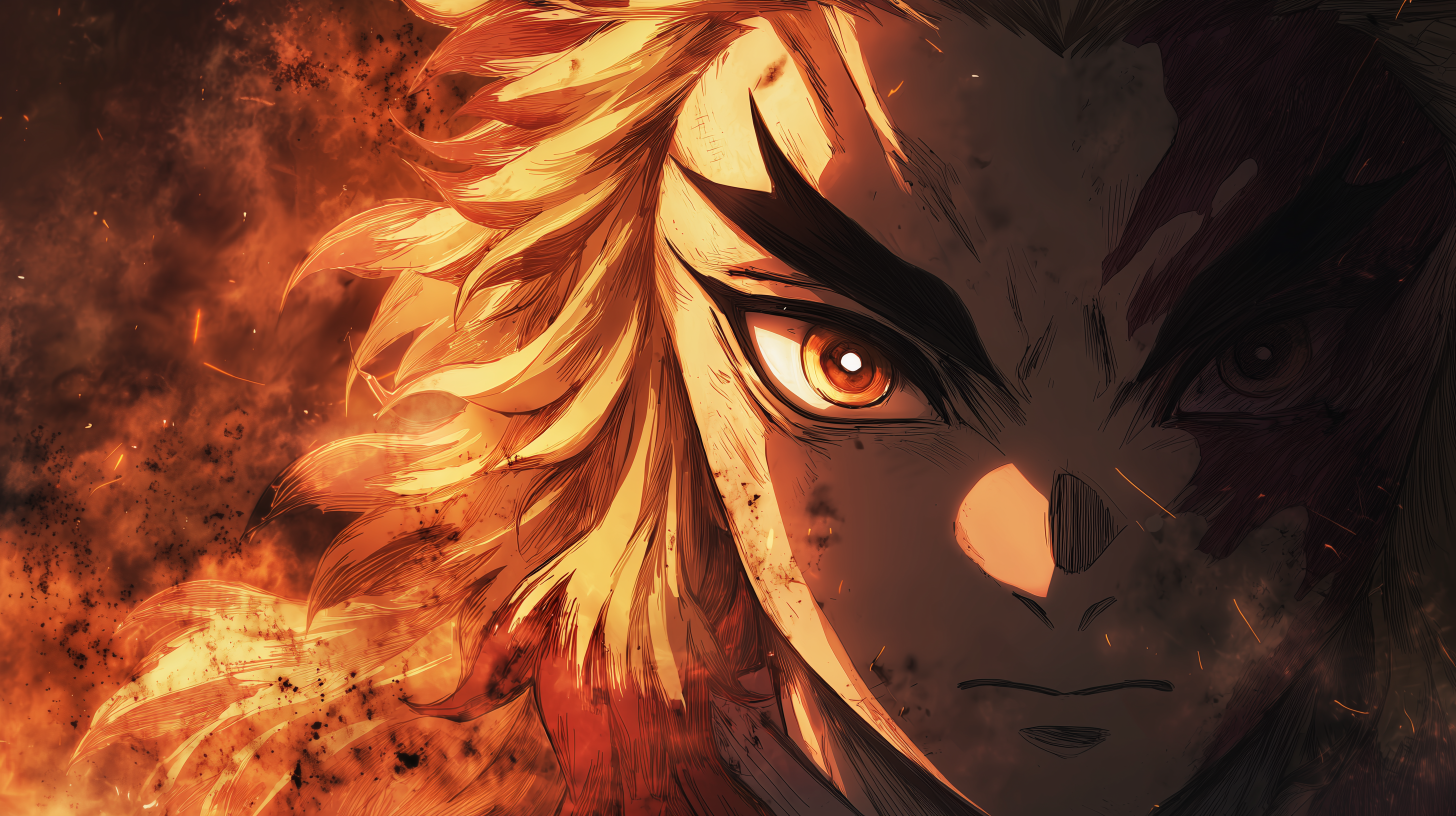 fond d'écran Rengoku Kyoujurou windows 8 téléchargement gratuit