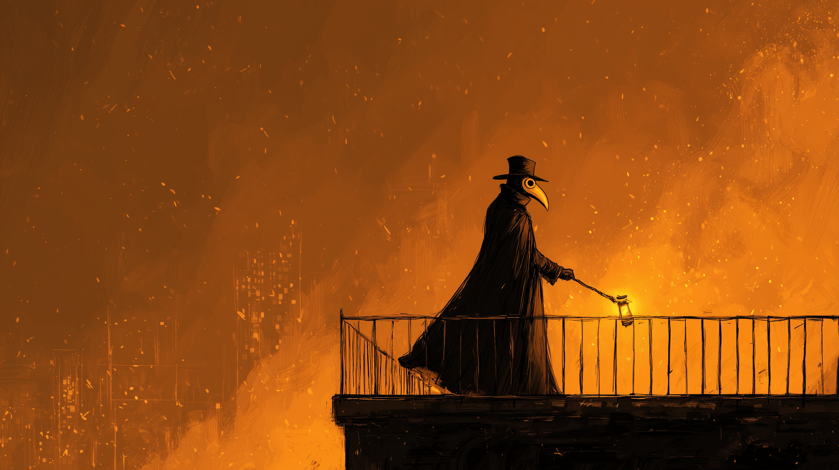 fond d'écran Plague doctor windows 10 4k téléchargement gratuit