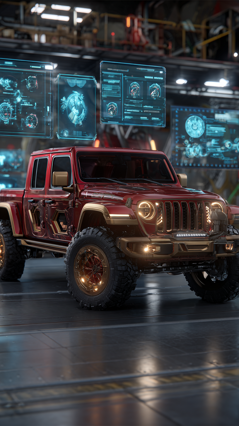 iphone fond d'écran Jeep kawaii gratuit