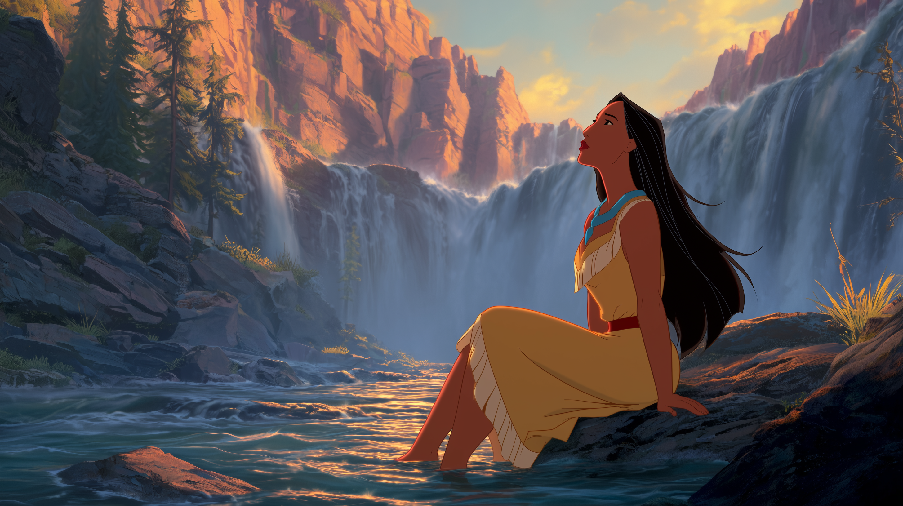 fond d'écran Pocahontas pc 1920x1080 hd téléchargement gratuit