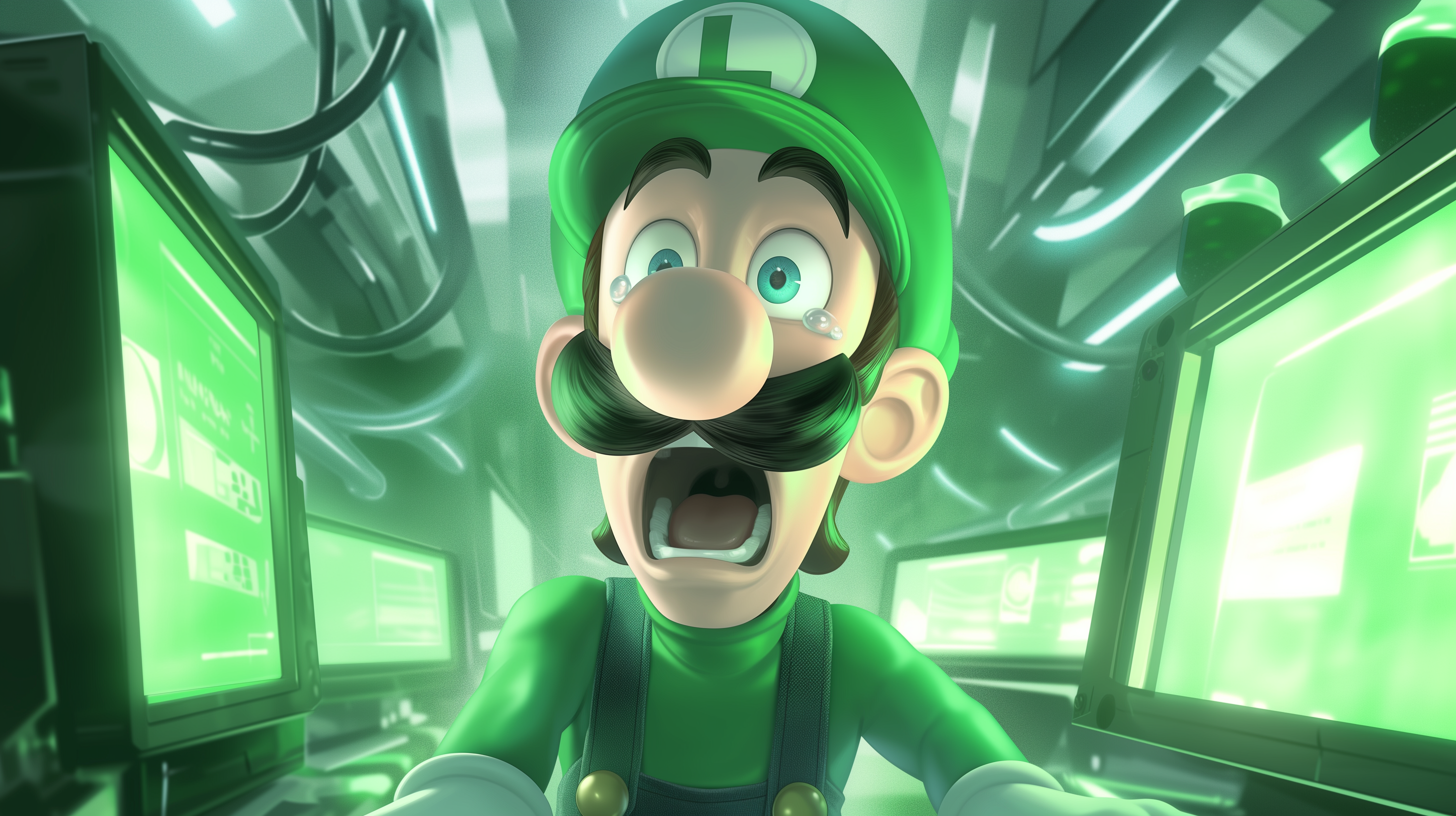 fond d'écran Luigi pc 2560x1440 téléchargement gratuit