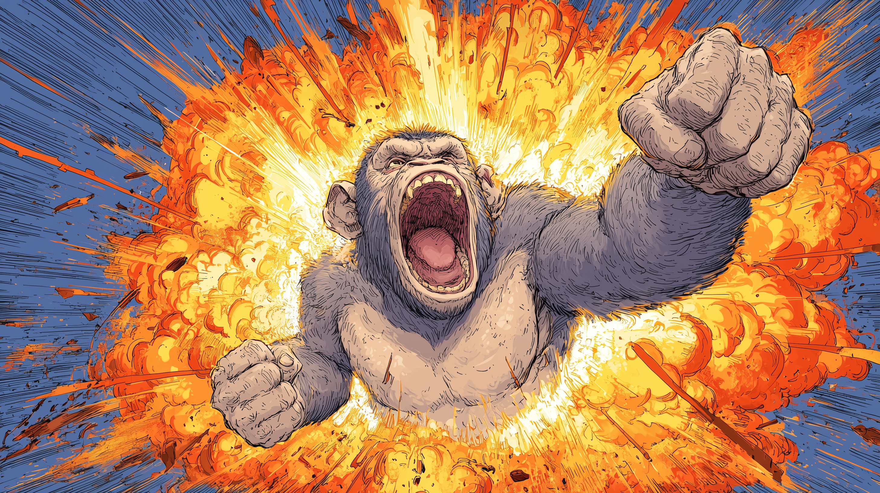 fond d'écran Singe 3840x1440 téléchargement gratuit