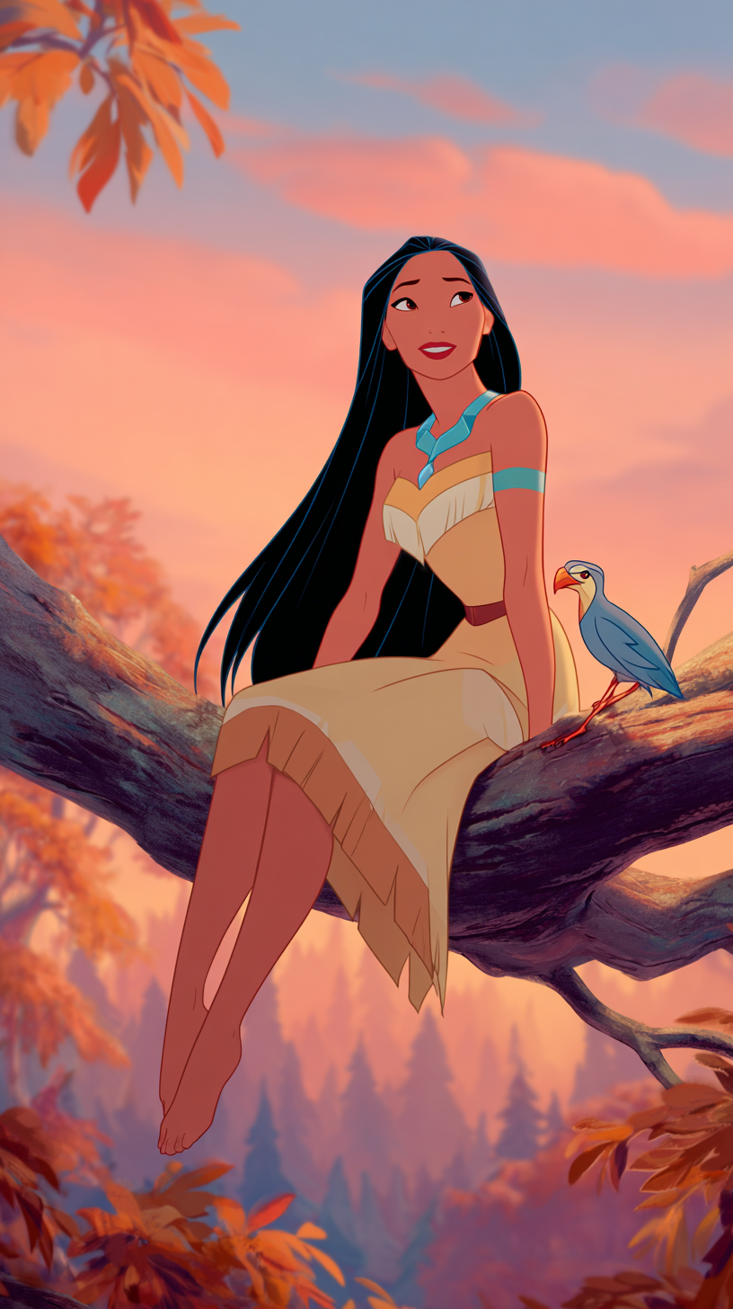 fond d'écran Pocahontas iphone 16 gratuit