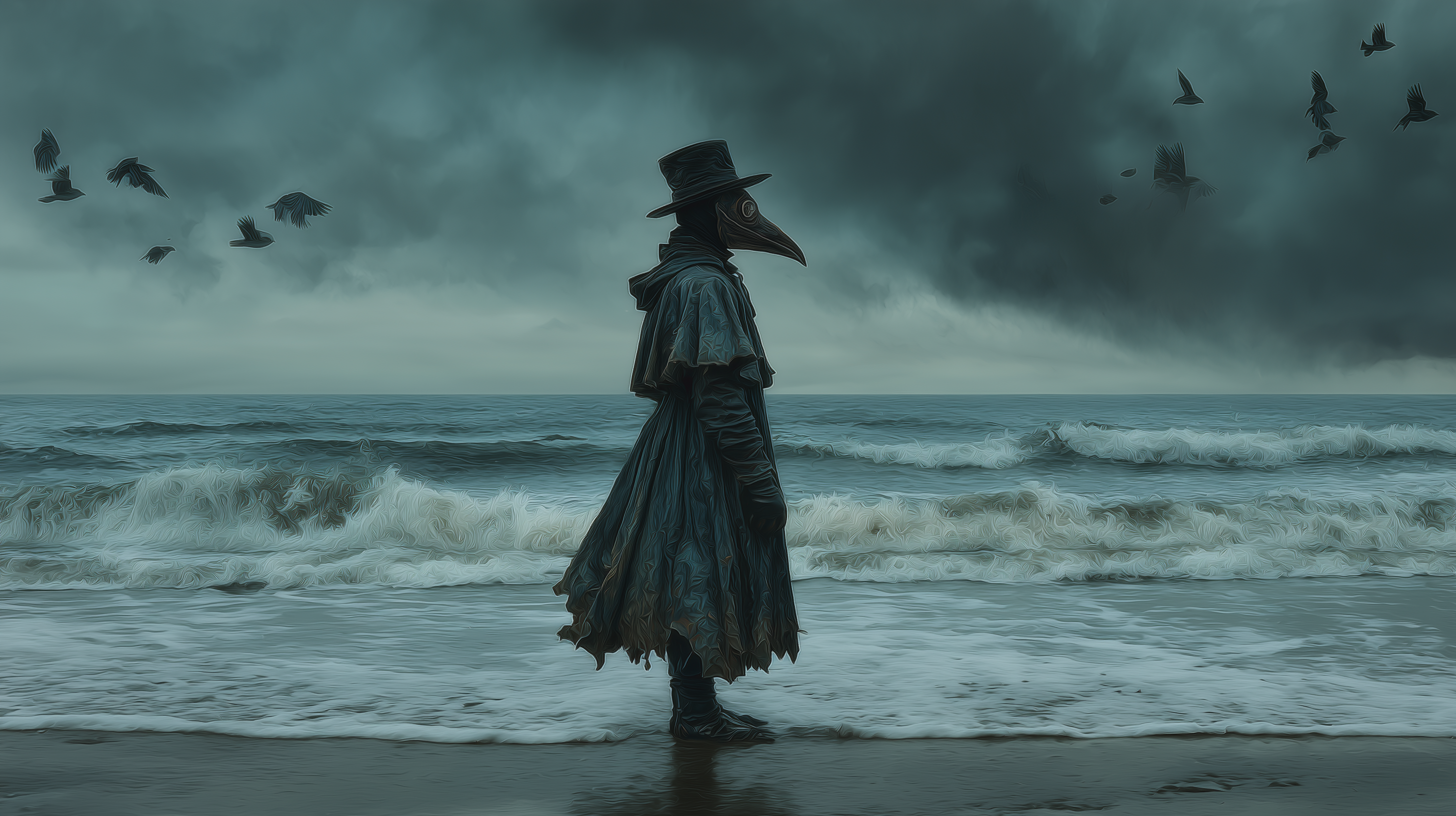 fond d'écran Plague doctor pour mac téléchargement gratuit