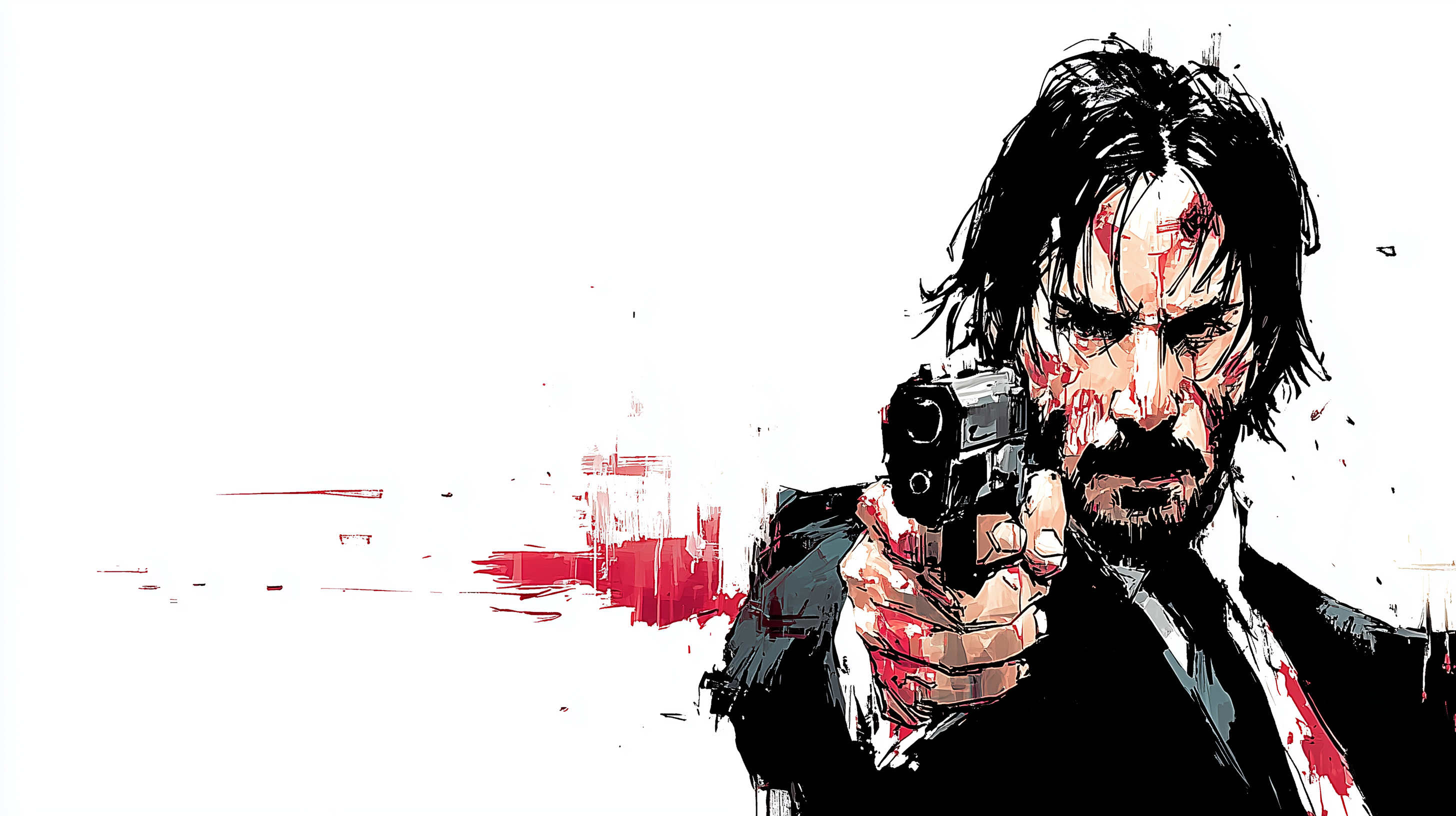 fond d'écran John Wick pc windows téléchargement gratuit