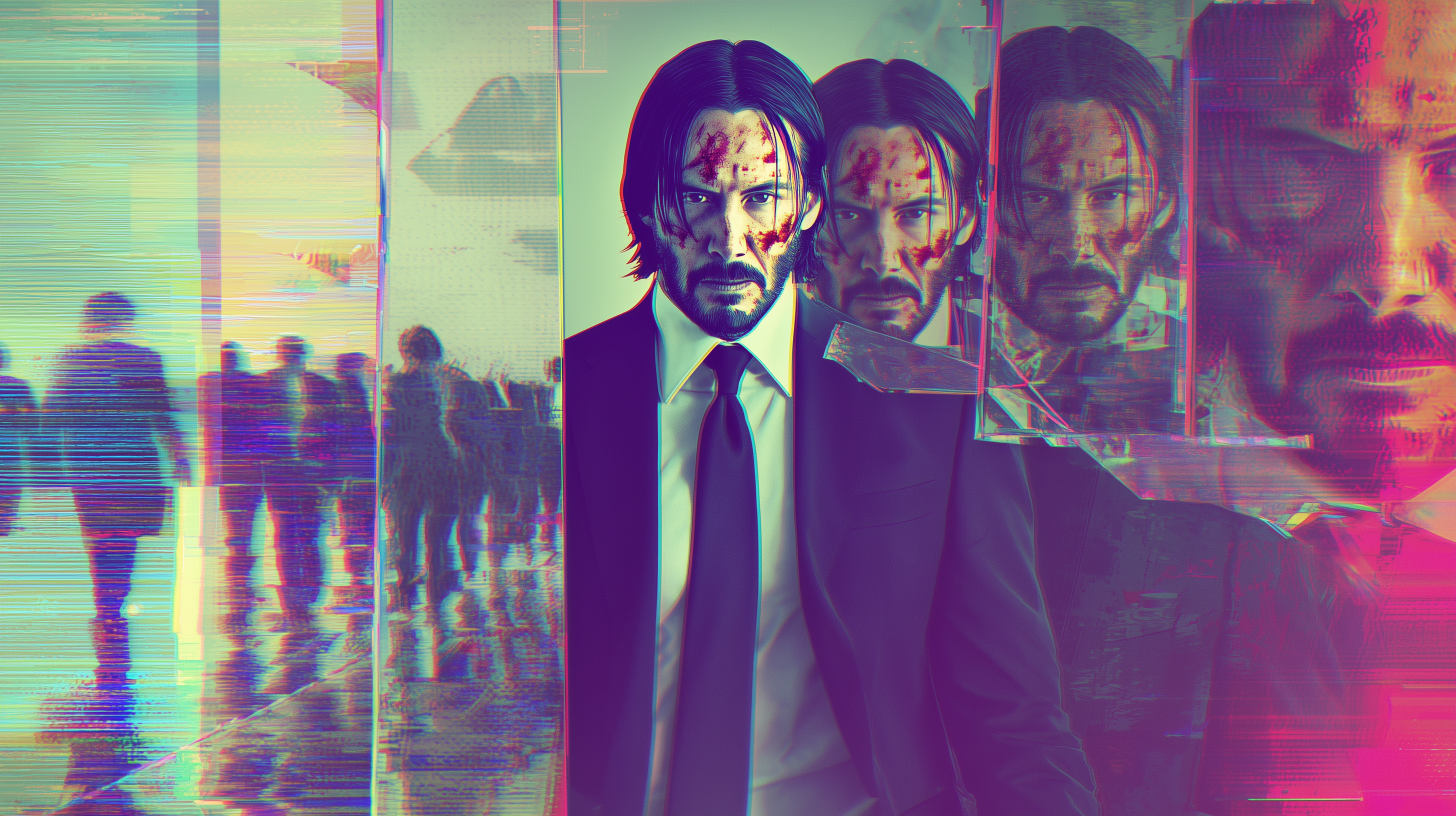 fond d'écran John Wick 5120x2880 téléchargement gratuit