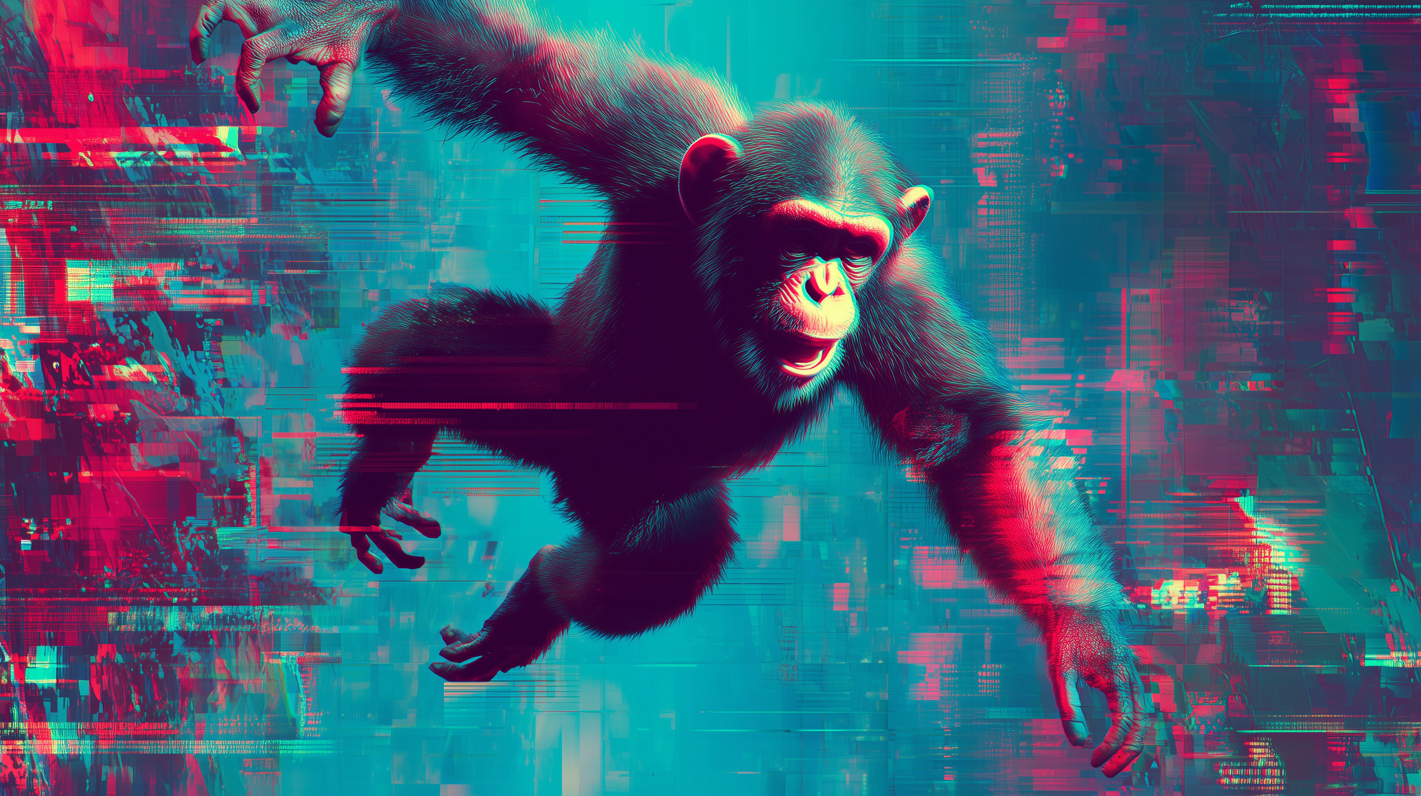 fond d'écran Singe MSI téléchargement gratuit