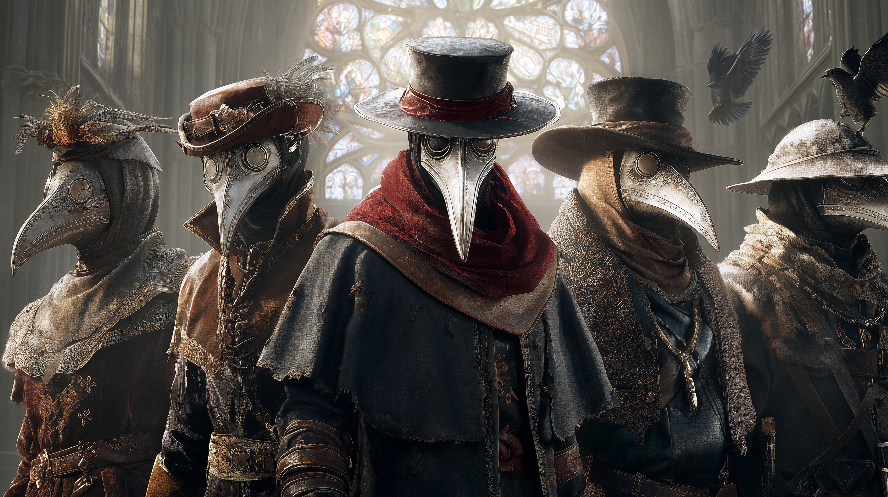 fond d'écran Plague doctor pc 4k ultra hd téléchargement gratuit