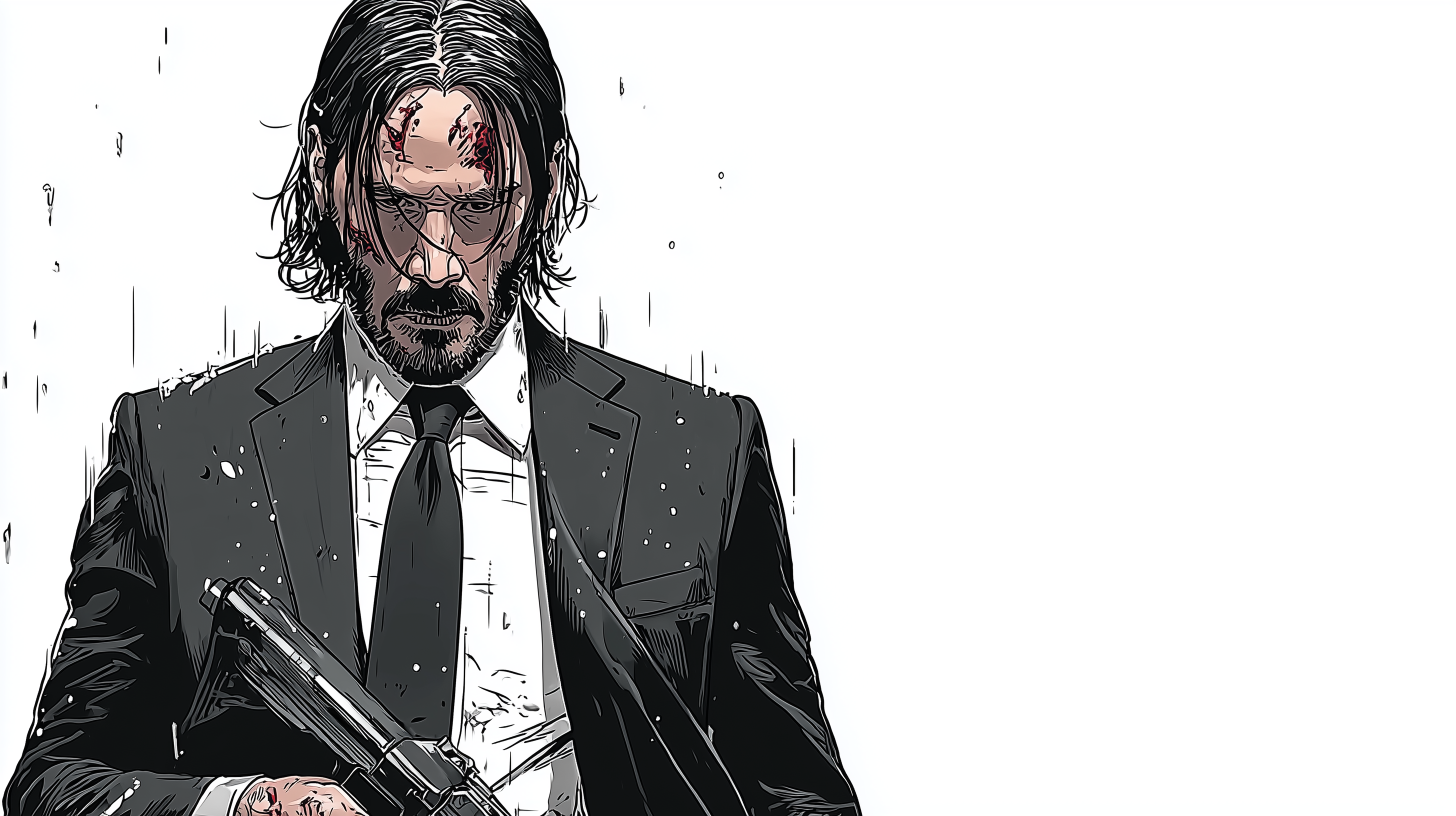 fond d'écran John Wick dell téléchargement gratuit