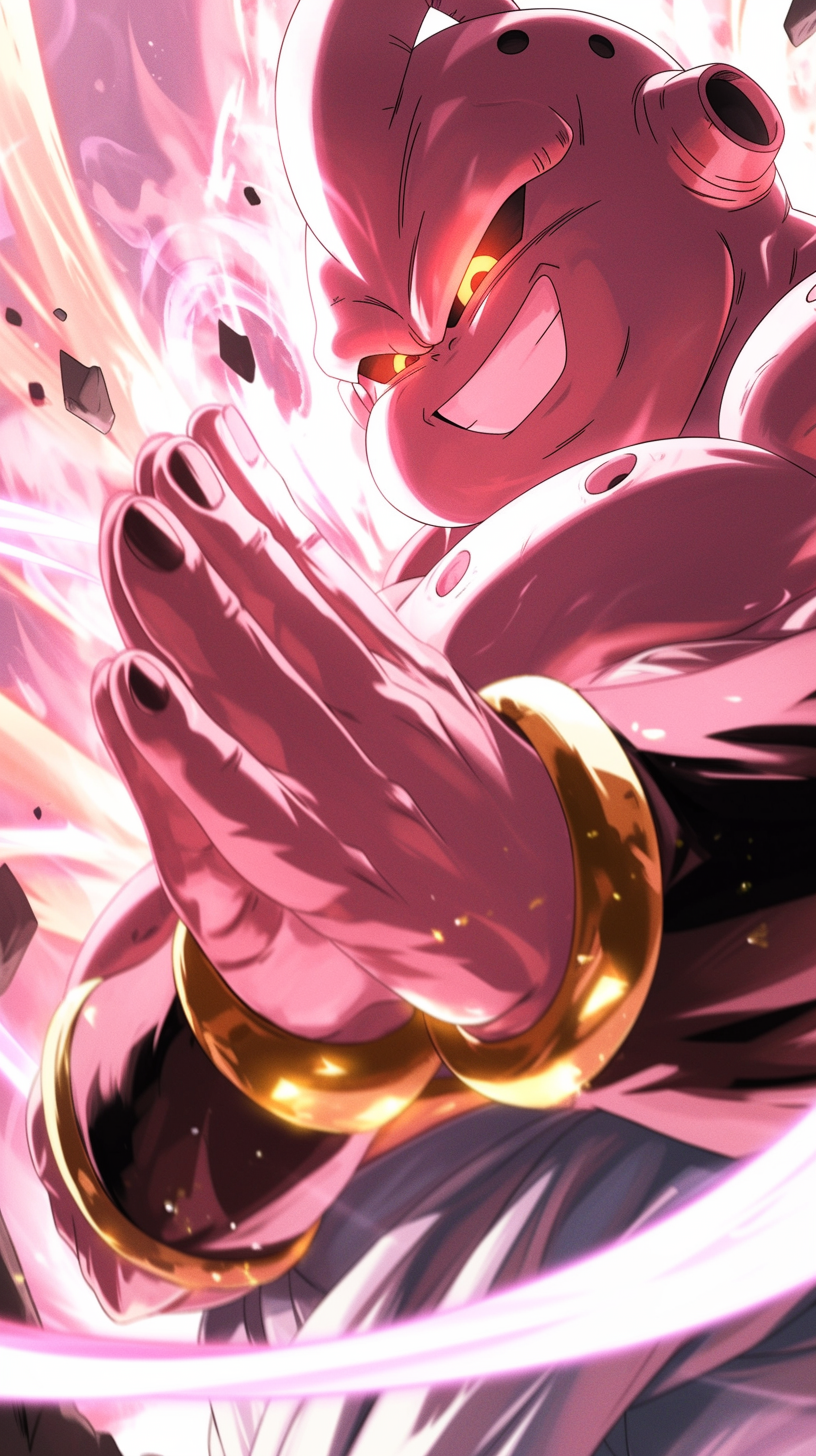 fond d'écran Majin Buu iphone 16e gratuit
