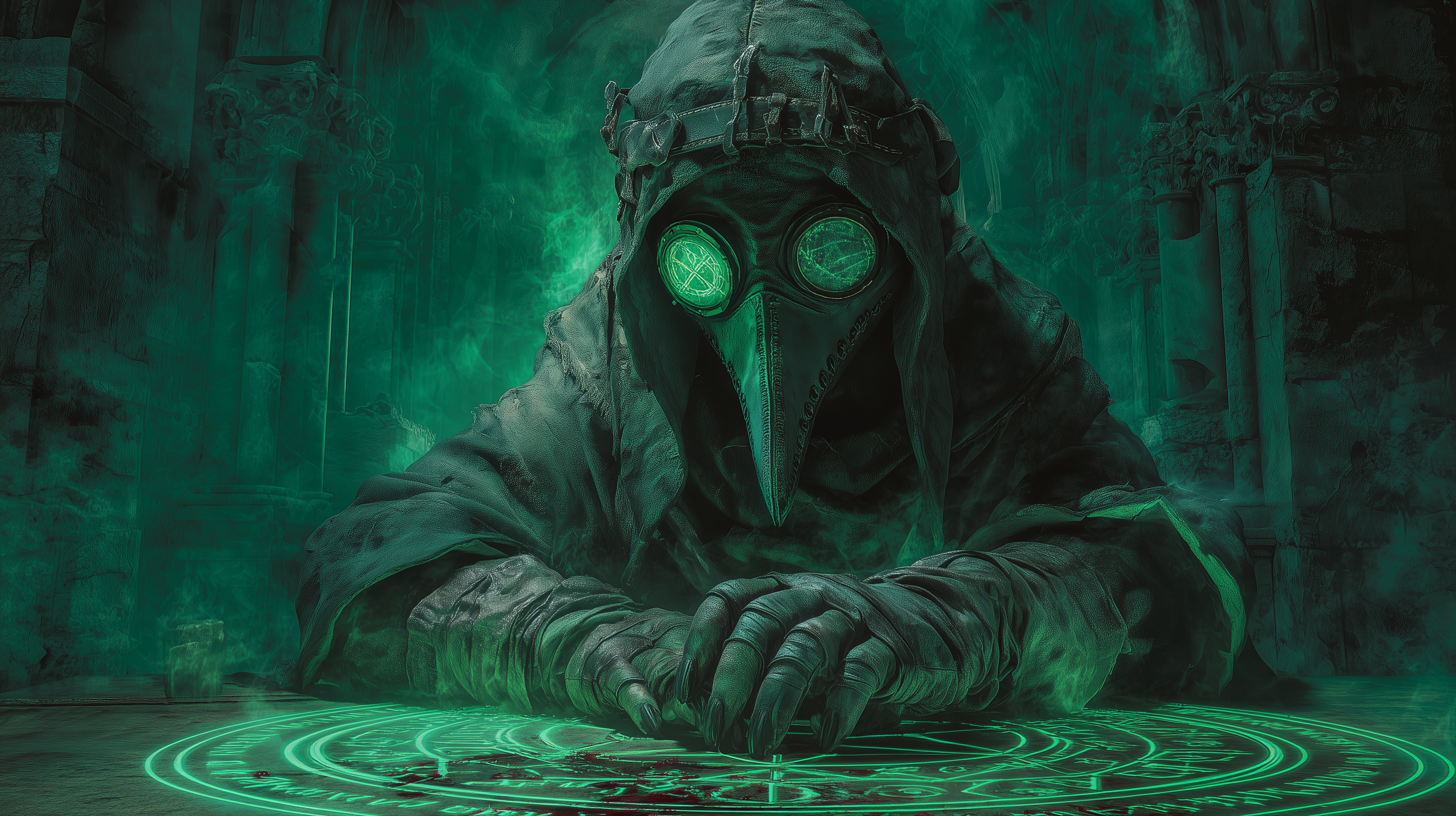 fond d'écran Plague doctor windows 4k téléchargement gratuit