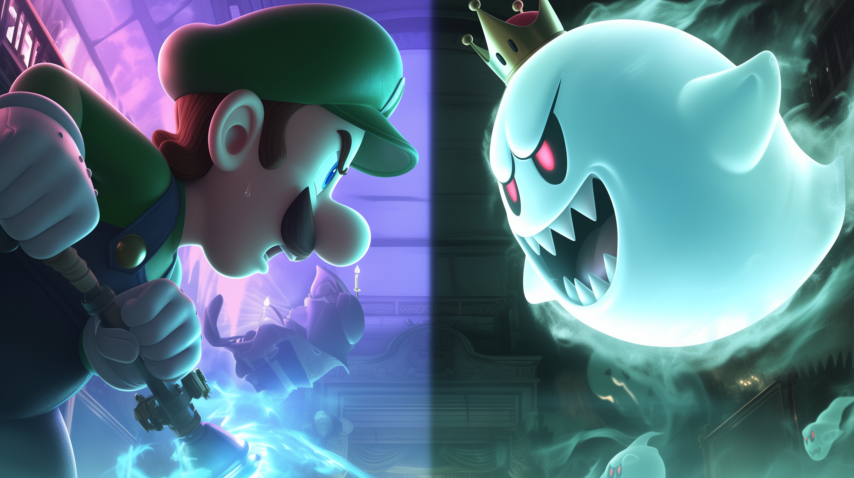 fond d'écran Luigi ultrawide 3440x1440 téléchargement gratuit