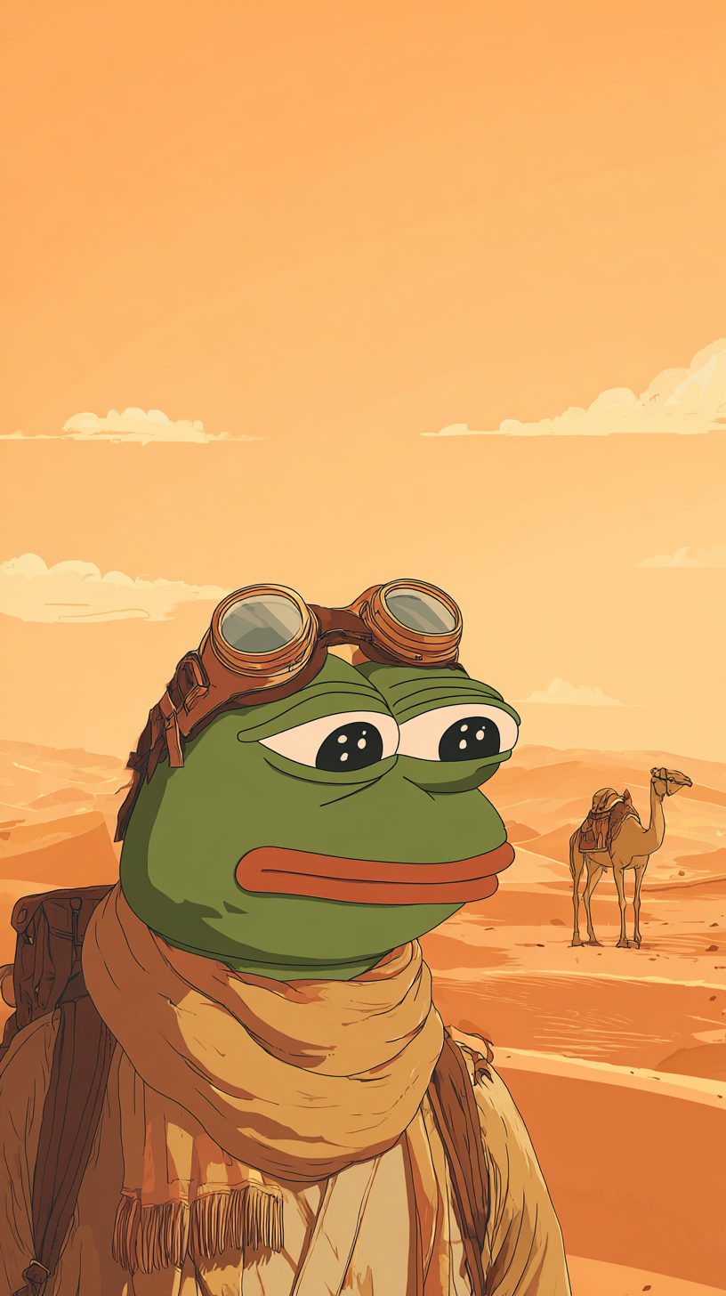 fond d'écran Pepe the Frog 4k iphone télécharger gratuit