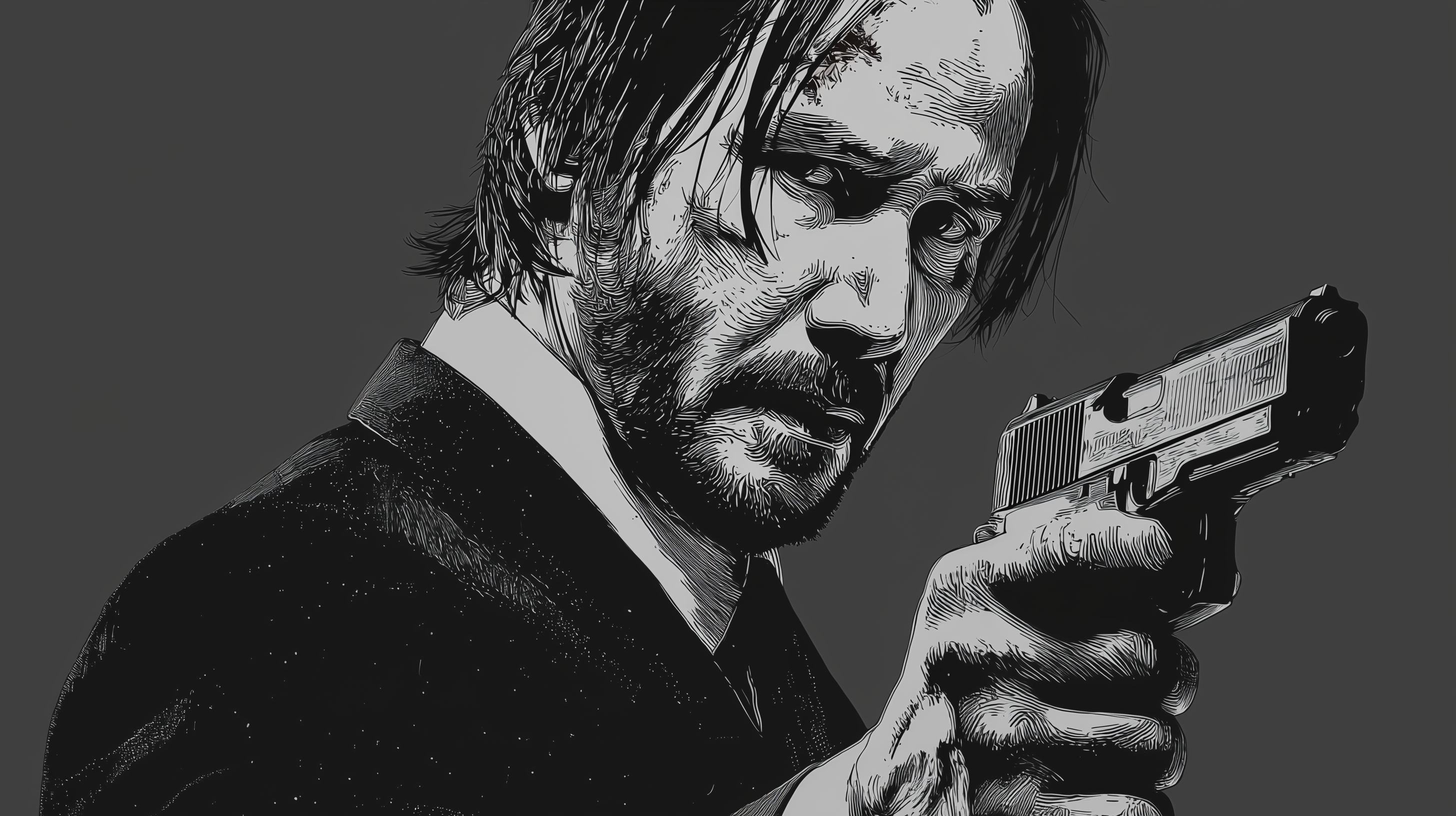 fond d'écran John Wick 4k 3840x2160 téléchargement gratuit