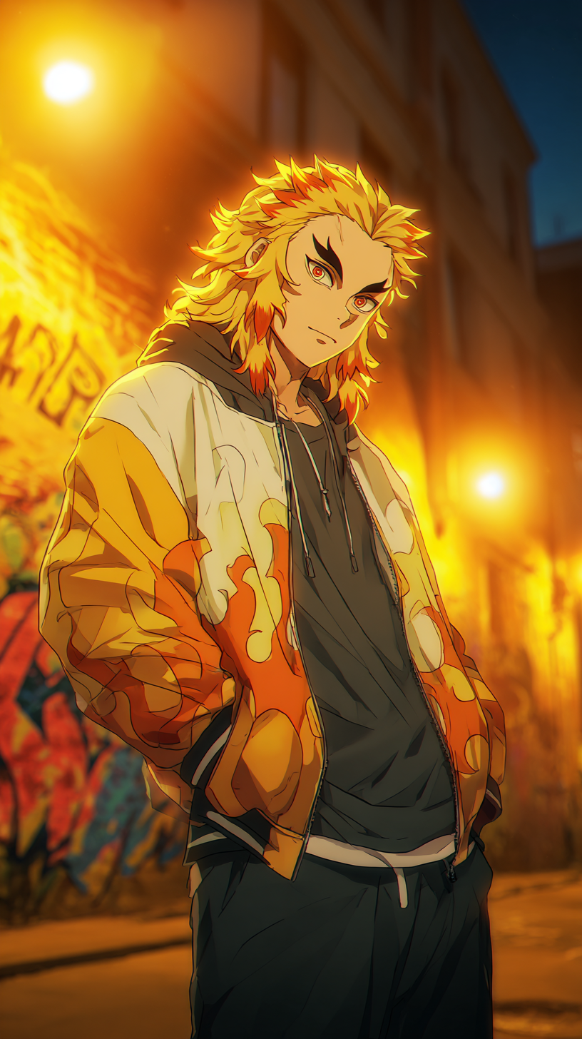 fond d'écran Rengoku Kyoujurou téléphone Nokia gratuit