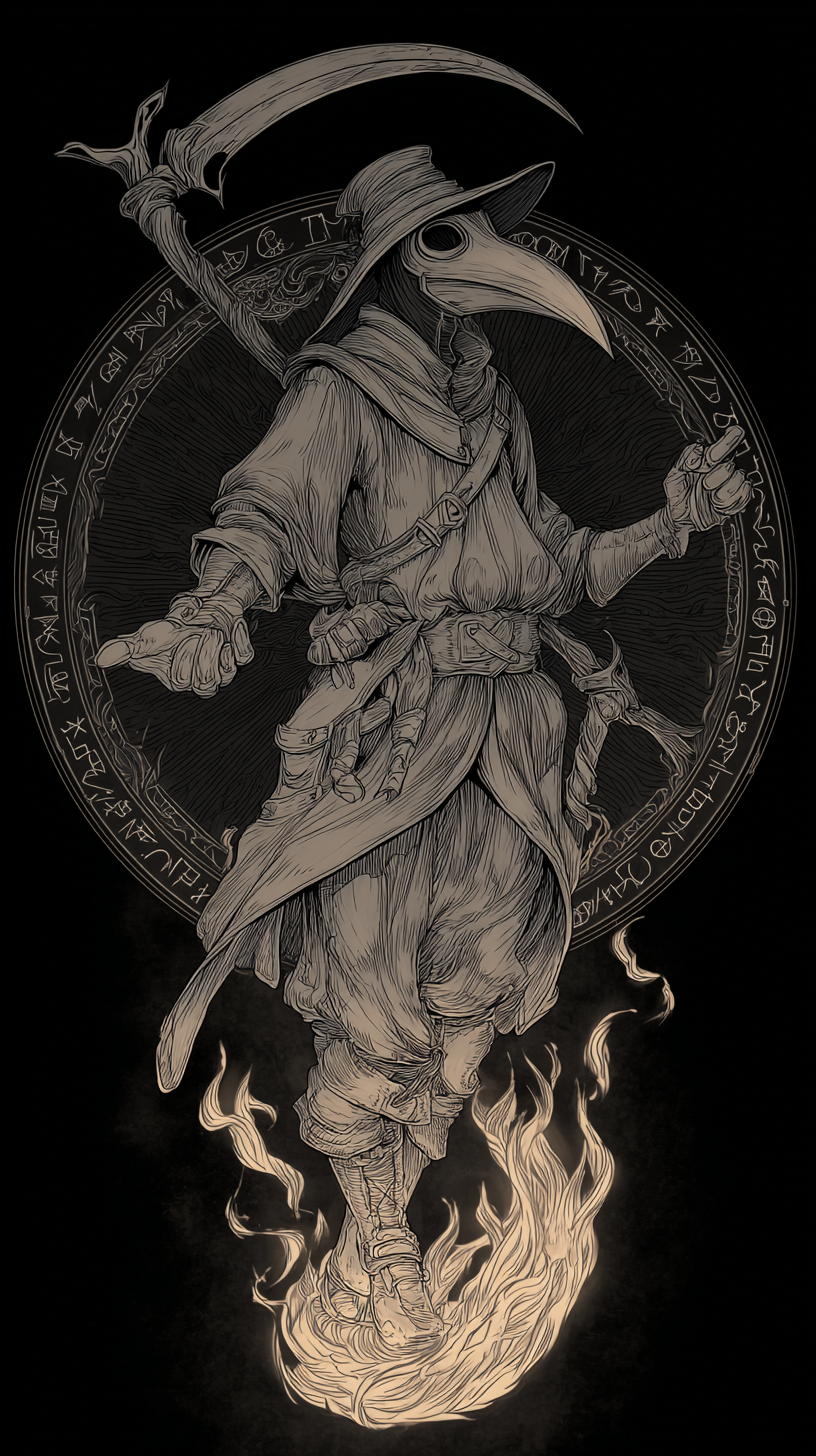 fond d'écran Plague doctor haute qualité pour tablette android gratuit