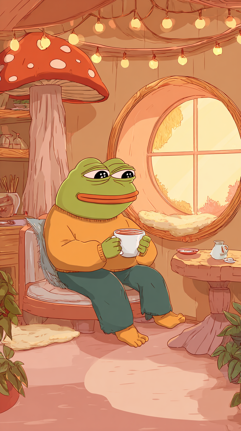 fond d'écran Pepe the Frog iphone 8 télécharger gratuit