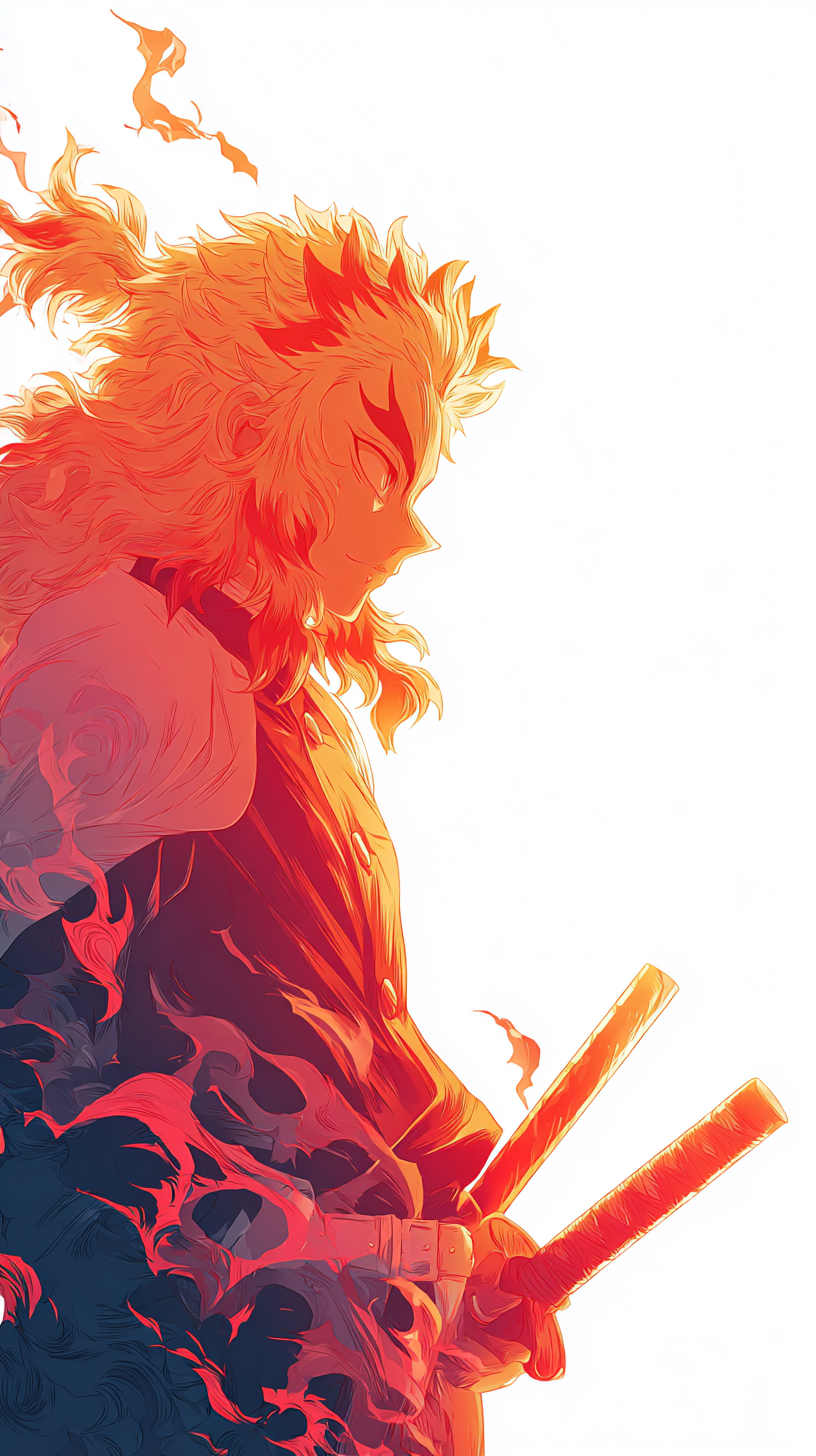 fond d'écran Rengoku Kyoujurou iphone 13 télécharger gratuit