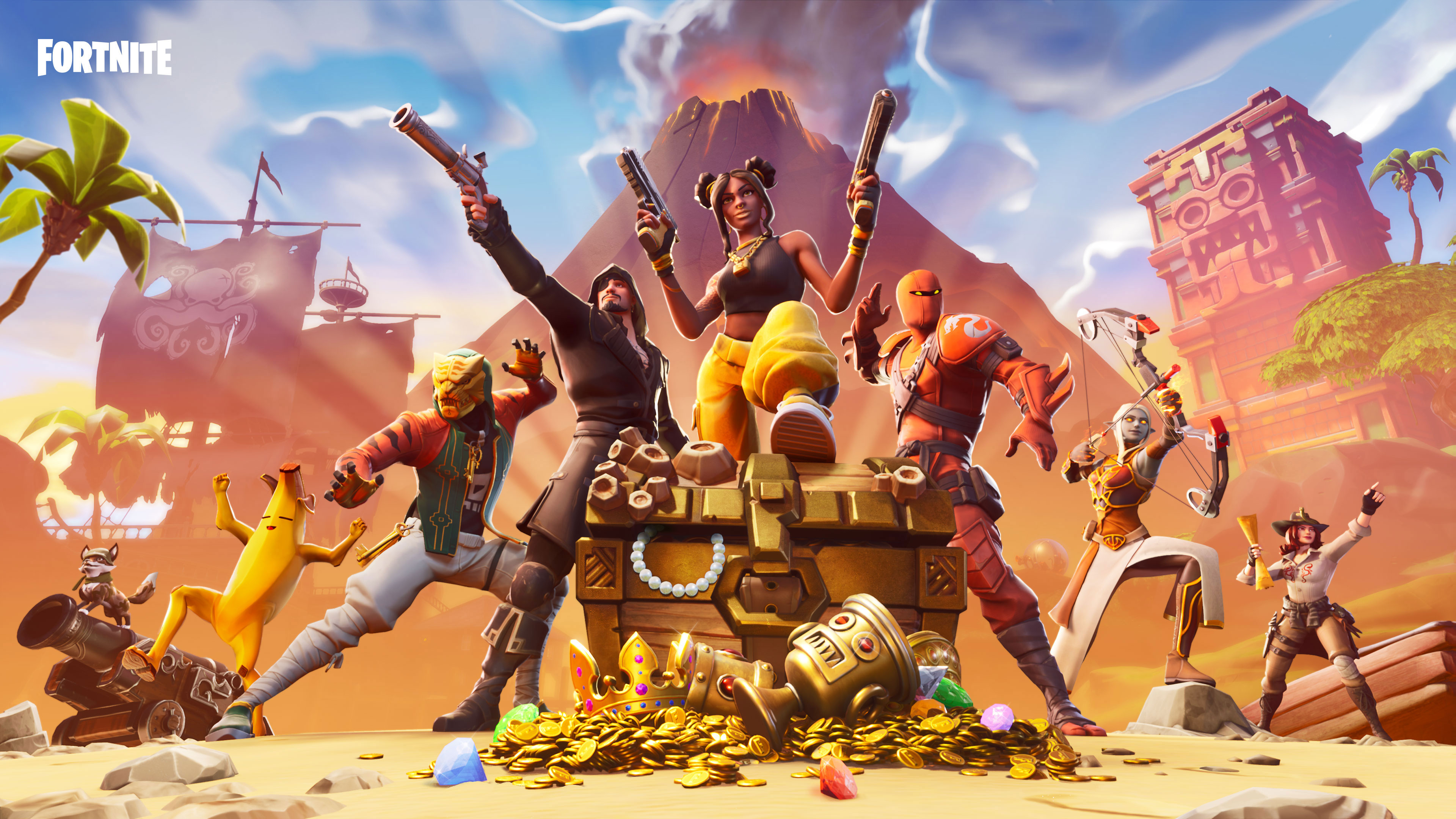 fond d'écran Fortnite ultra large téléchargement gratuit