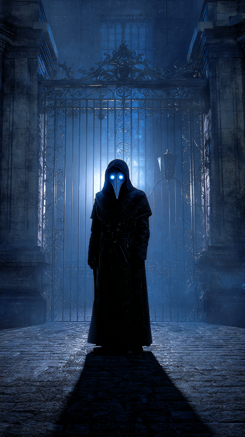 fond d'écran Plague doctor iphone 15 télécharger gratuit