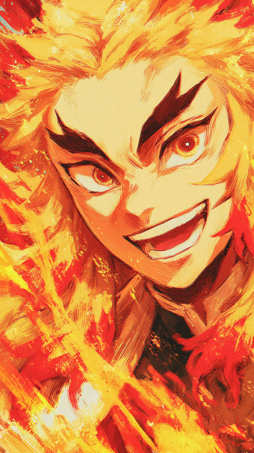 fond d'écran Rengoku Kyoujurou gratuit pour téléphone portable télécharger haute qualité