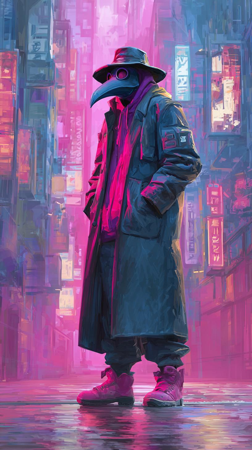 fond d'écran Plague doctor téléphone gratuit sans filigrane