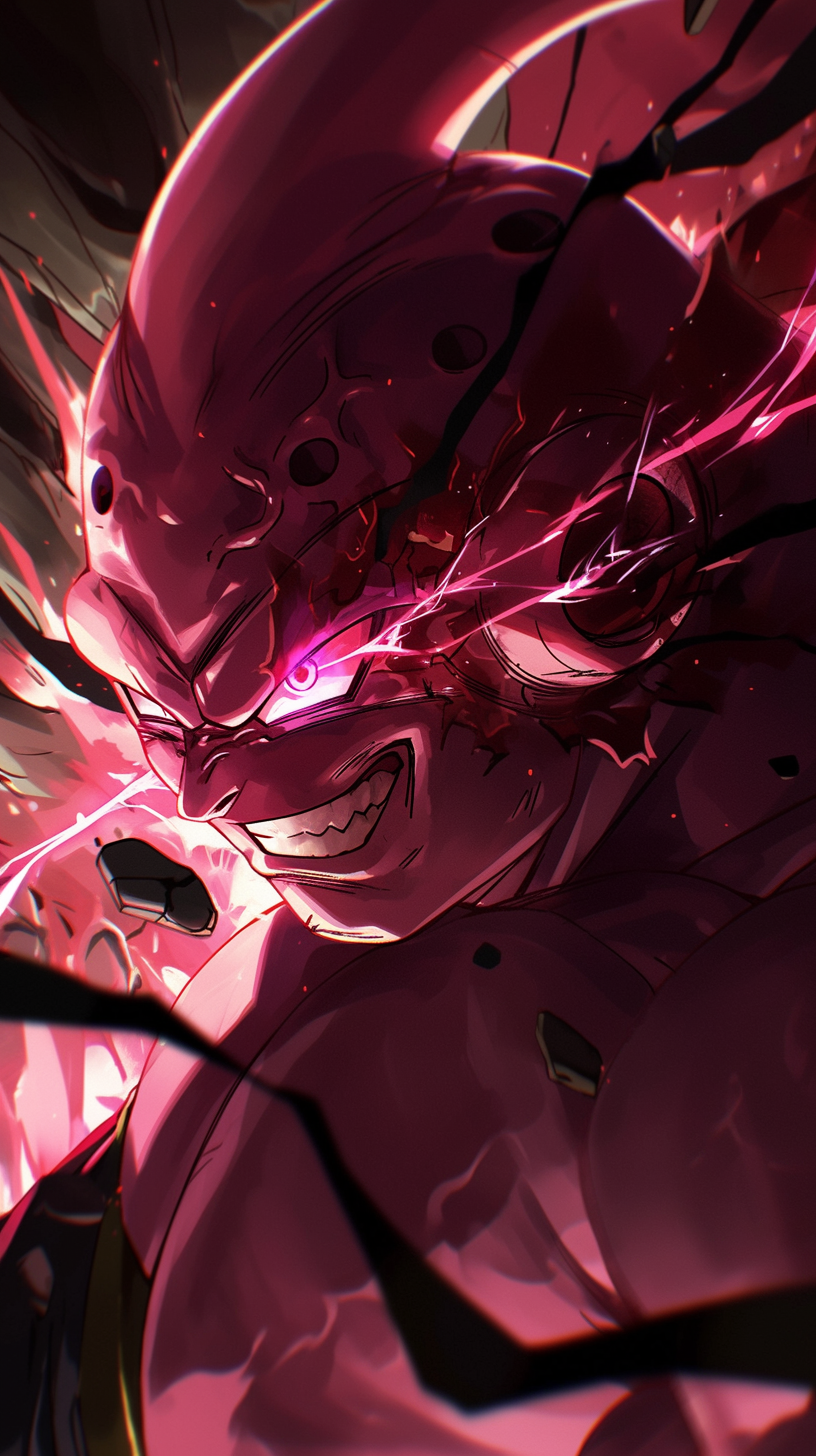 fond d'écran Majin Buu téléphone 4k télécharger gratuit