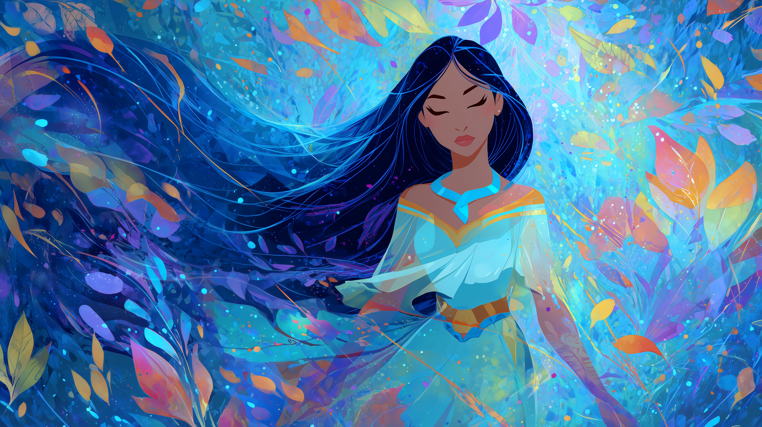 fond d'écran Pocahontas pc 1920x1080 téléchargement gratuit