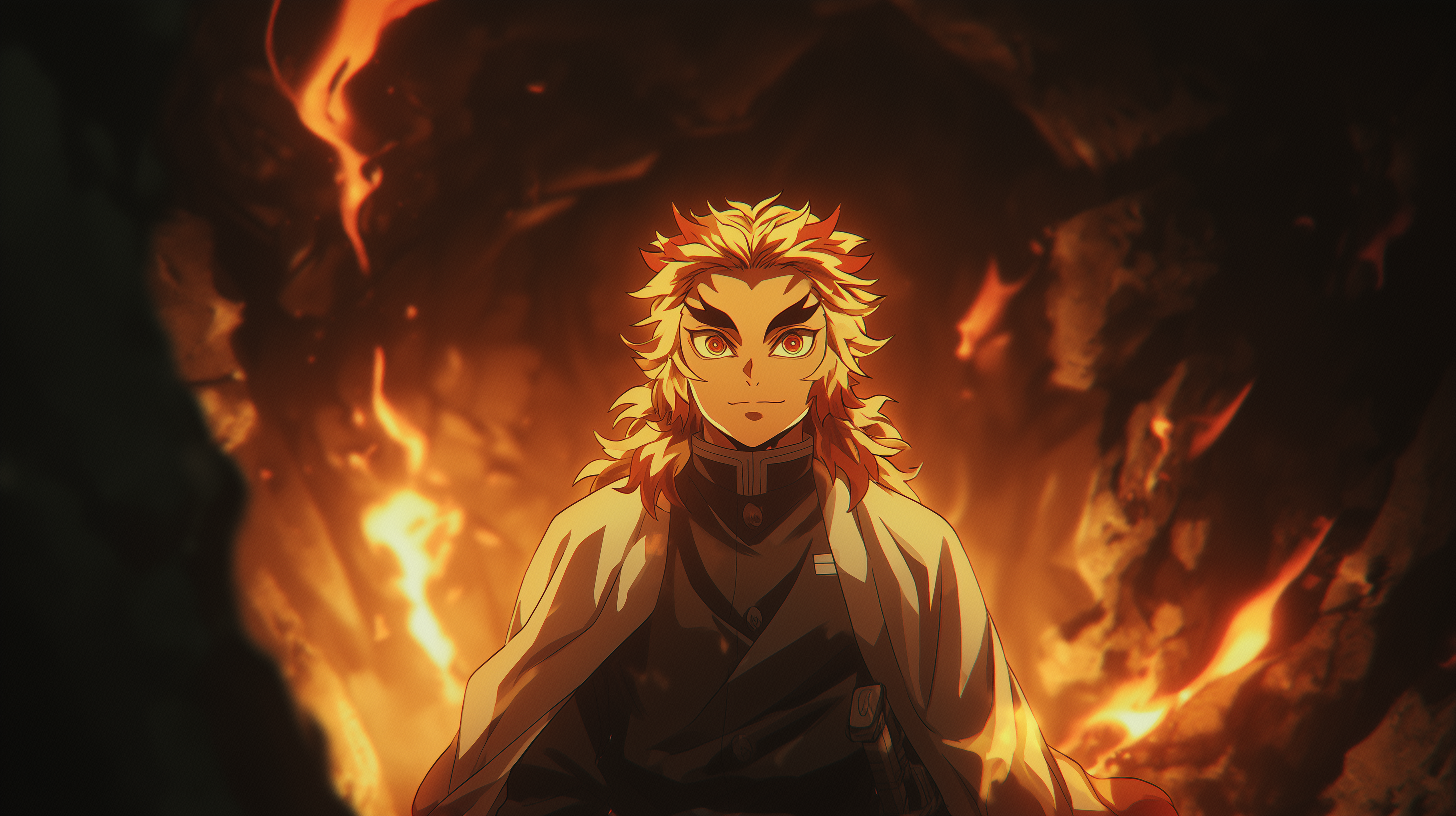 fond d'écran Rengoku Kyoujurou windows 11 gratuit téléchargement gratuit