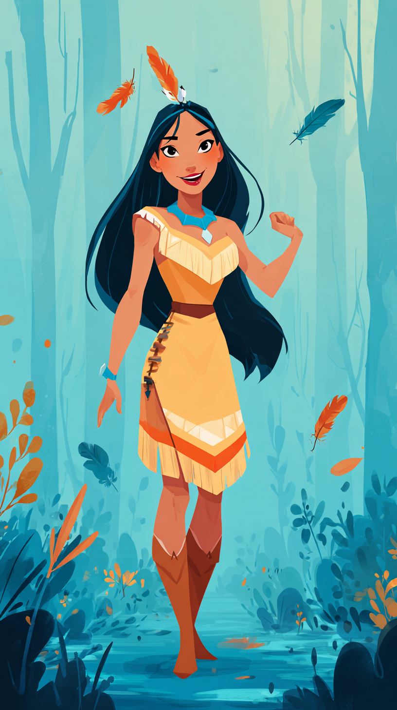 fond d'écran Pocahontas téléphone samsung gratuit télécharger gratuit