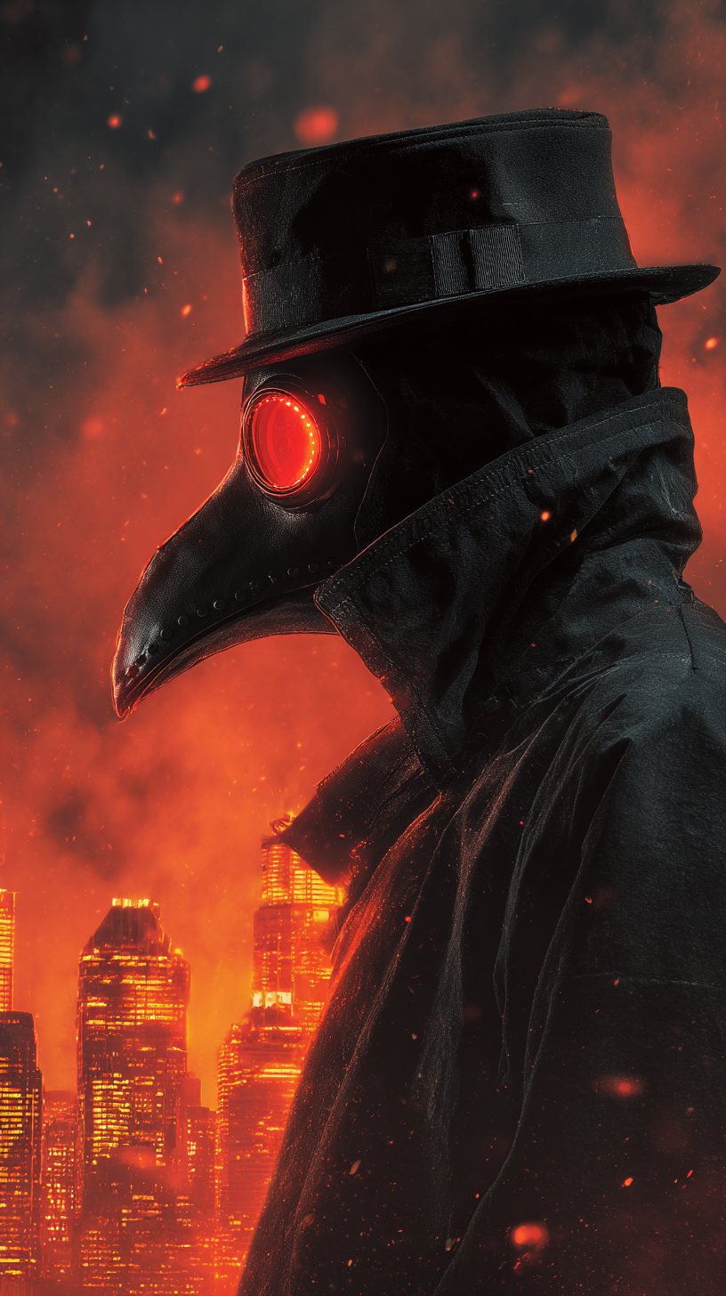 fond d'écran Plague doctor android 4k gratuit
