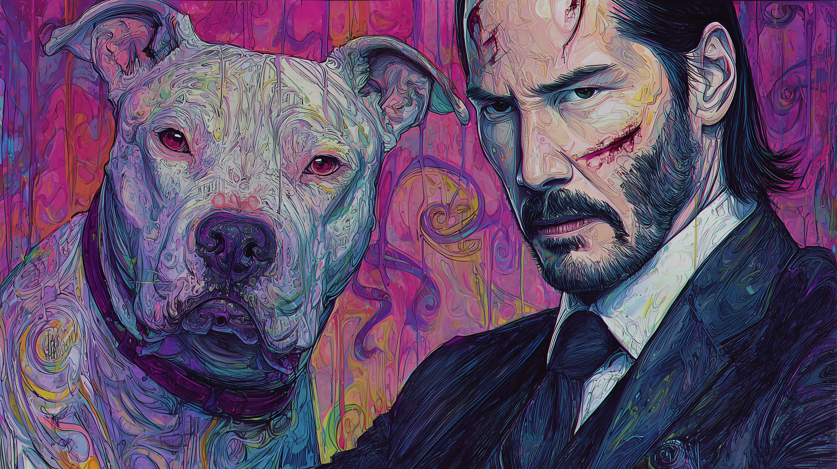 fond d'écran John Wick 4k pour pc téléchargement gratuit