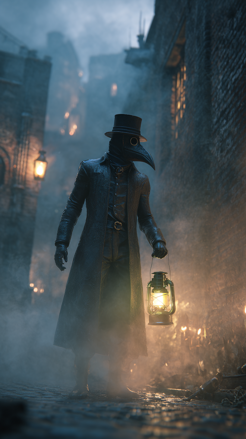 photo fond d'écran Plague doctor iphone télécharger gratuit