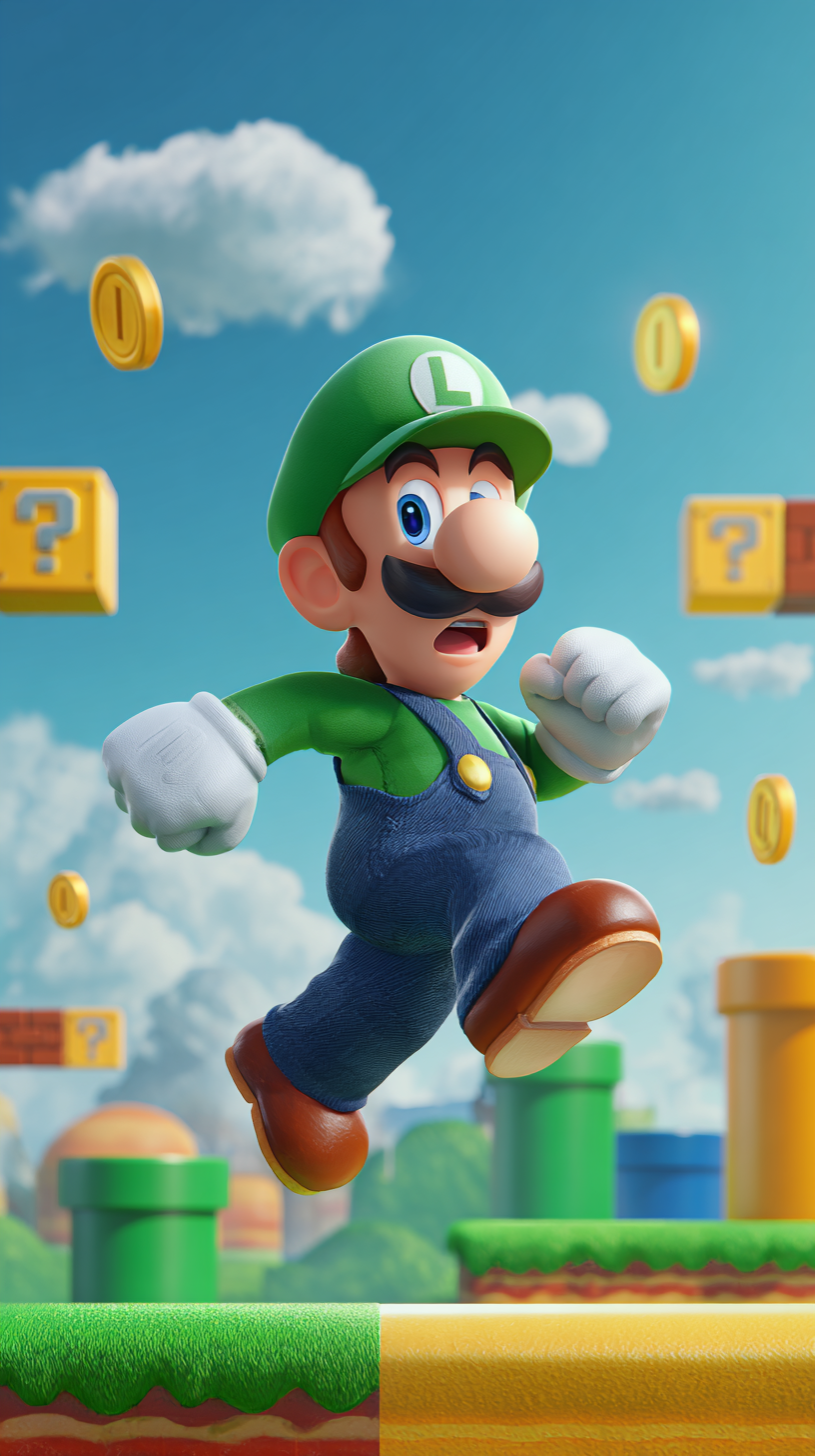 fond d'écran Luigi xiaomi télécharger gratuit