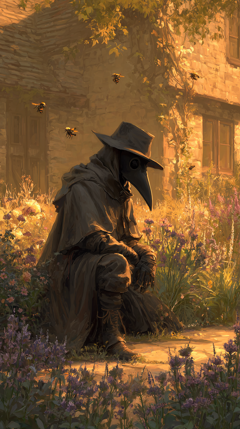 fond d'écran Plague doctor téléphone 4k gratuit