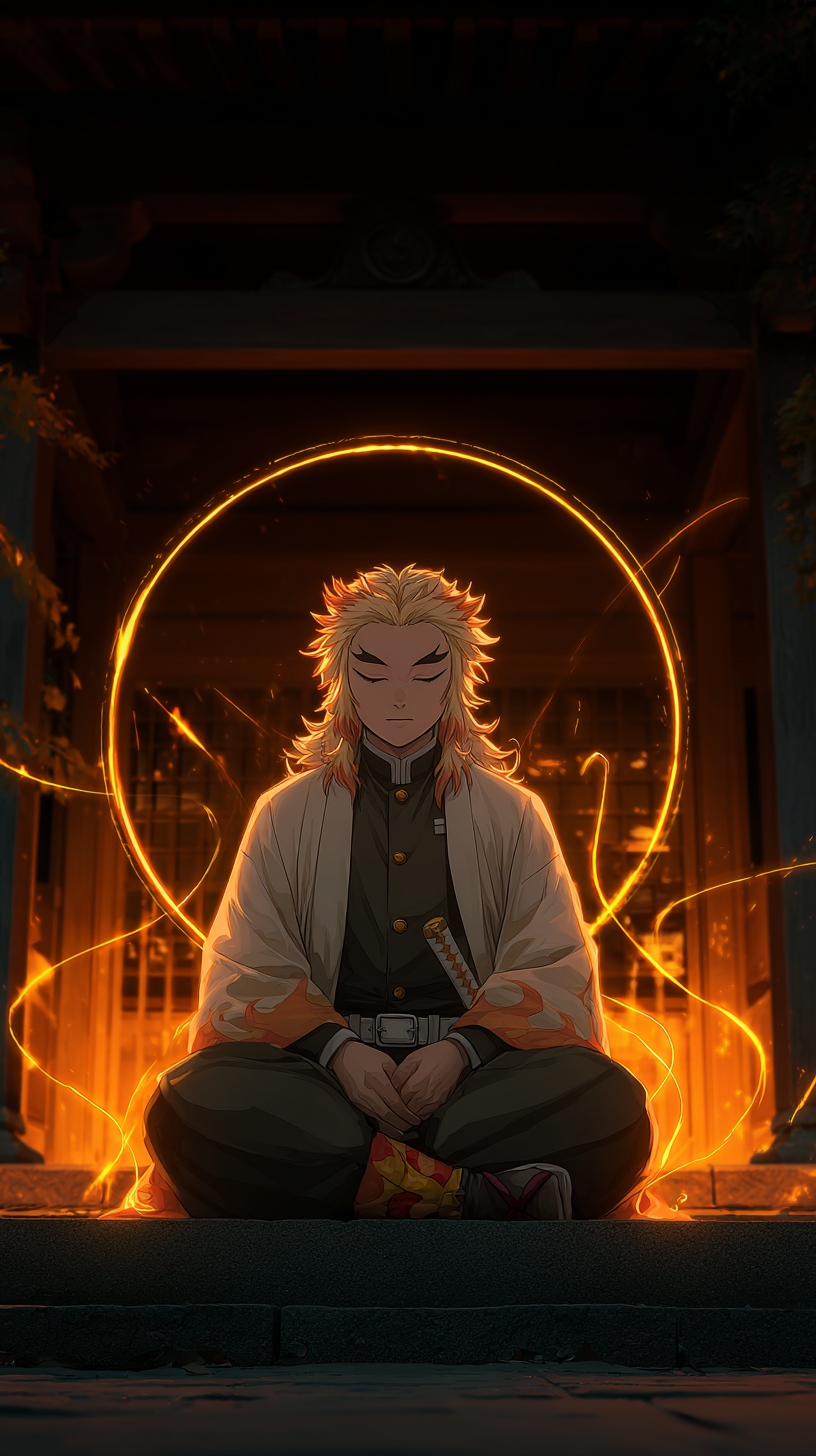 fond d'écran Rengoku Kyoujurou gratuit pour téléphone portable télécharger haute qualité