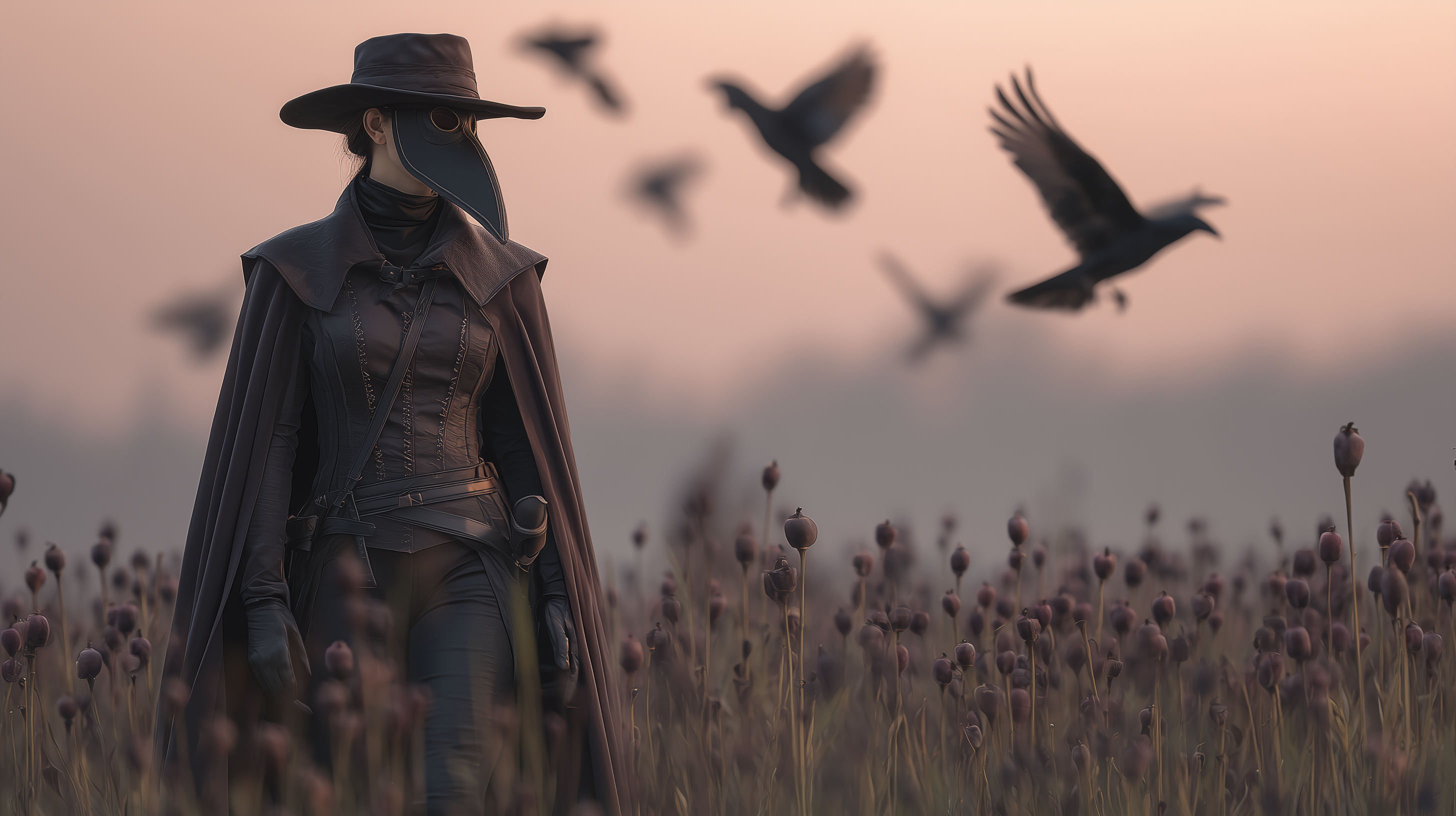fond d'écran Plague doctor windows 10 téléchargement gratuit