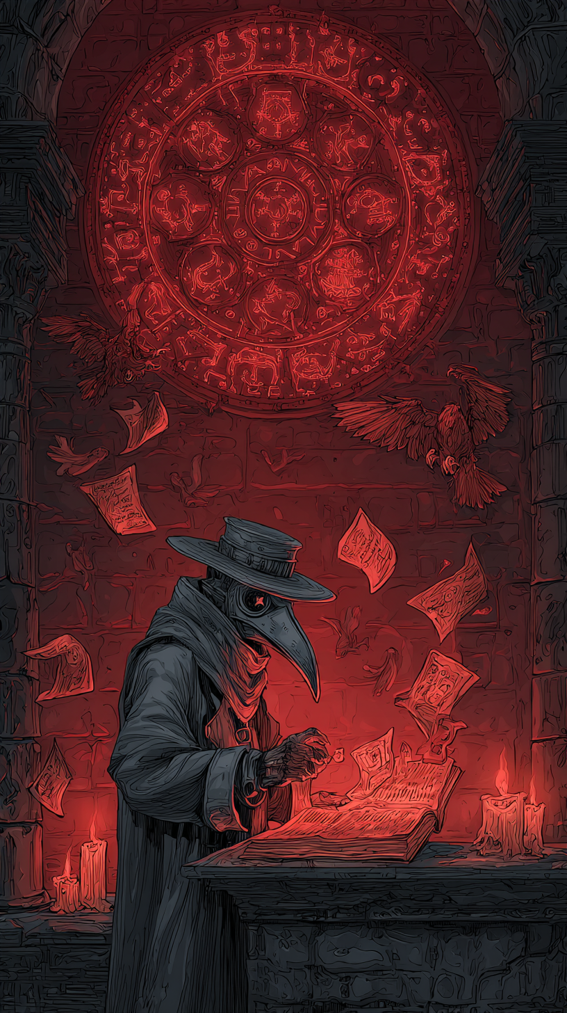 fond d'écran Plague doctor téléphone Google télécharger gratuit