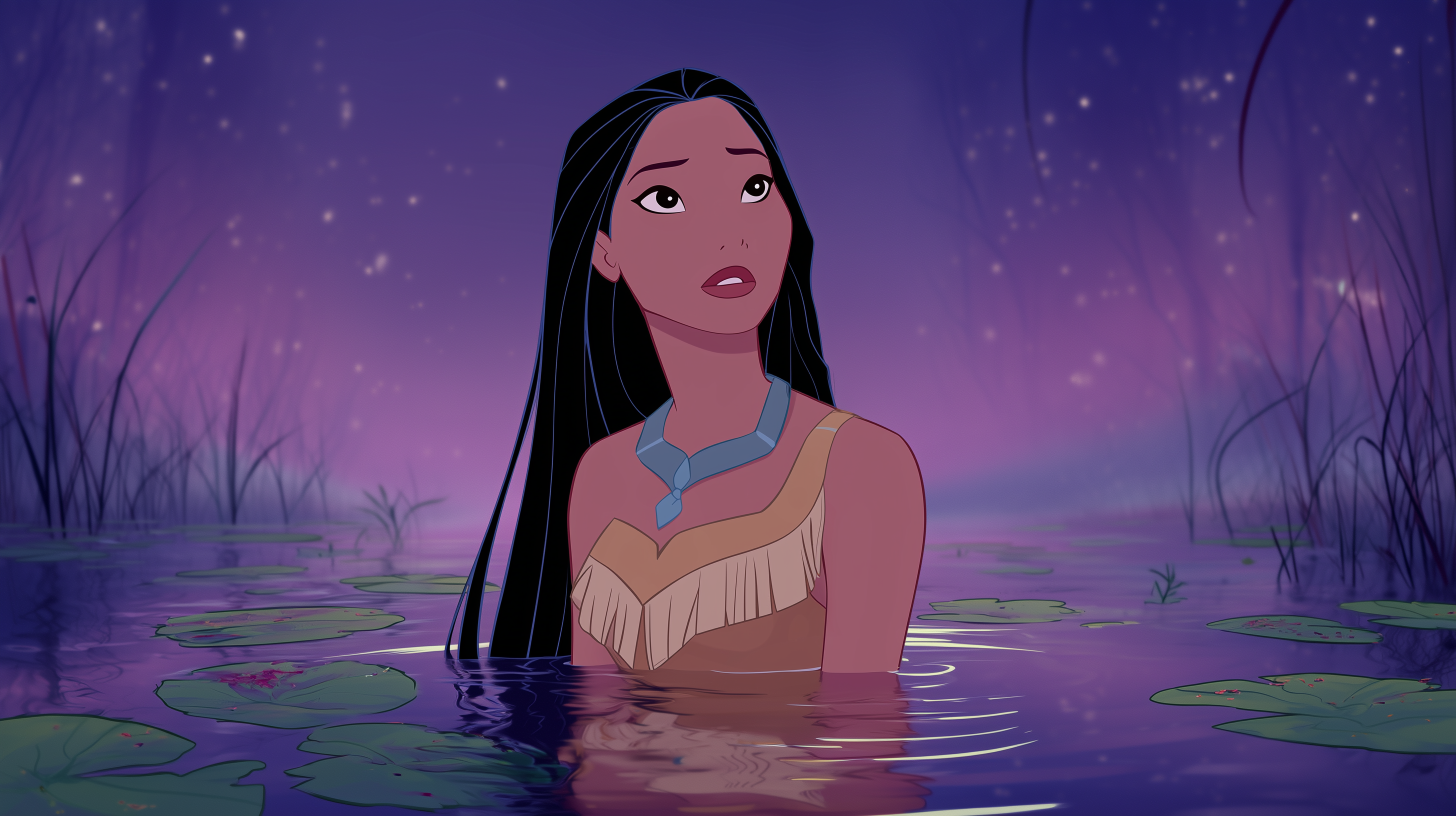 fond d'écran Pocahontas 3840x1080 téléchargement gratuit