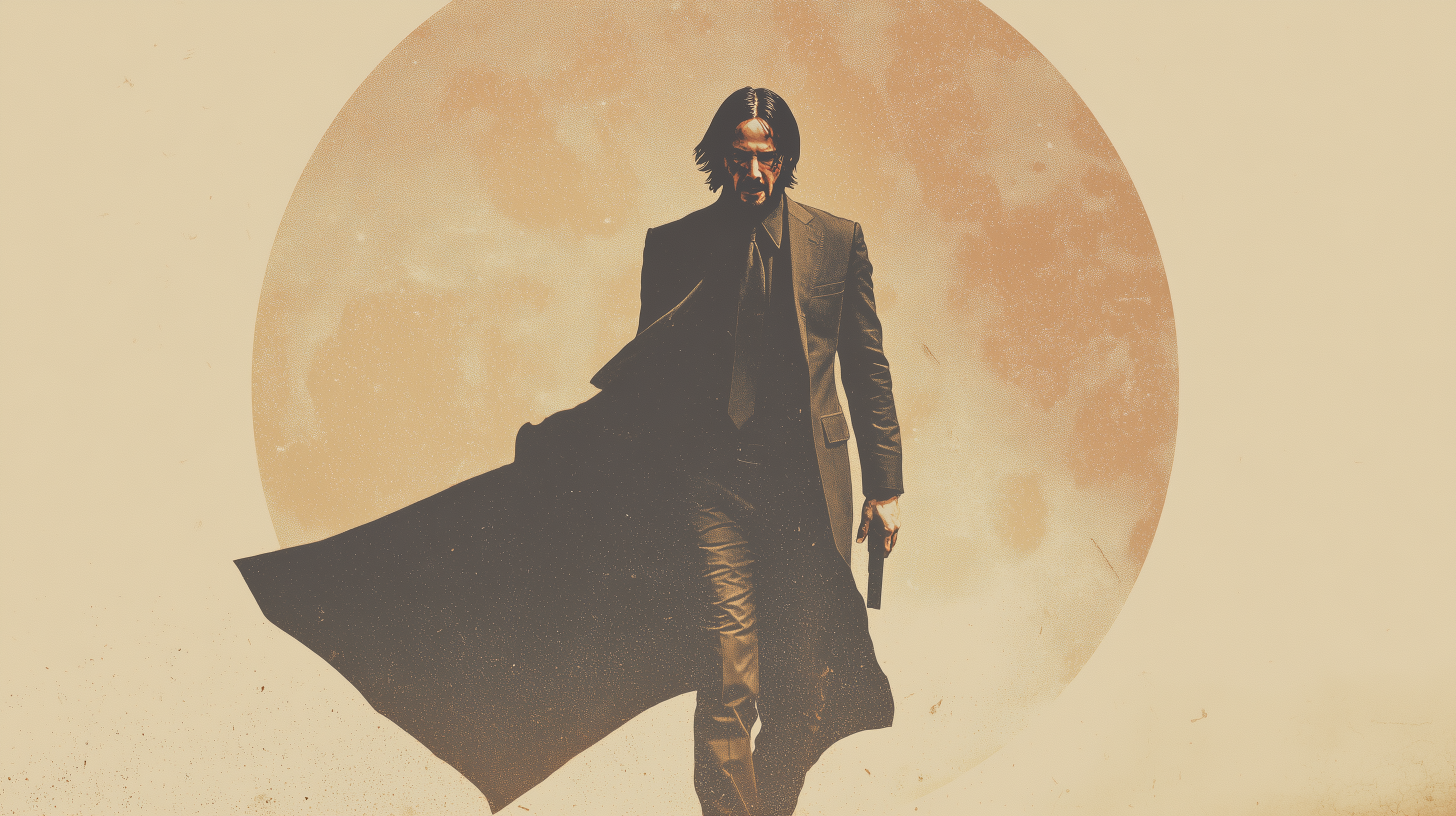 fond d'écran John Wick pc 4k ultra hd téléchargement gratuit