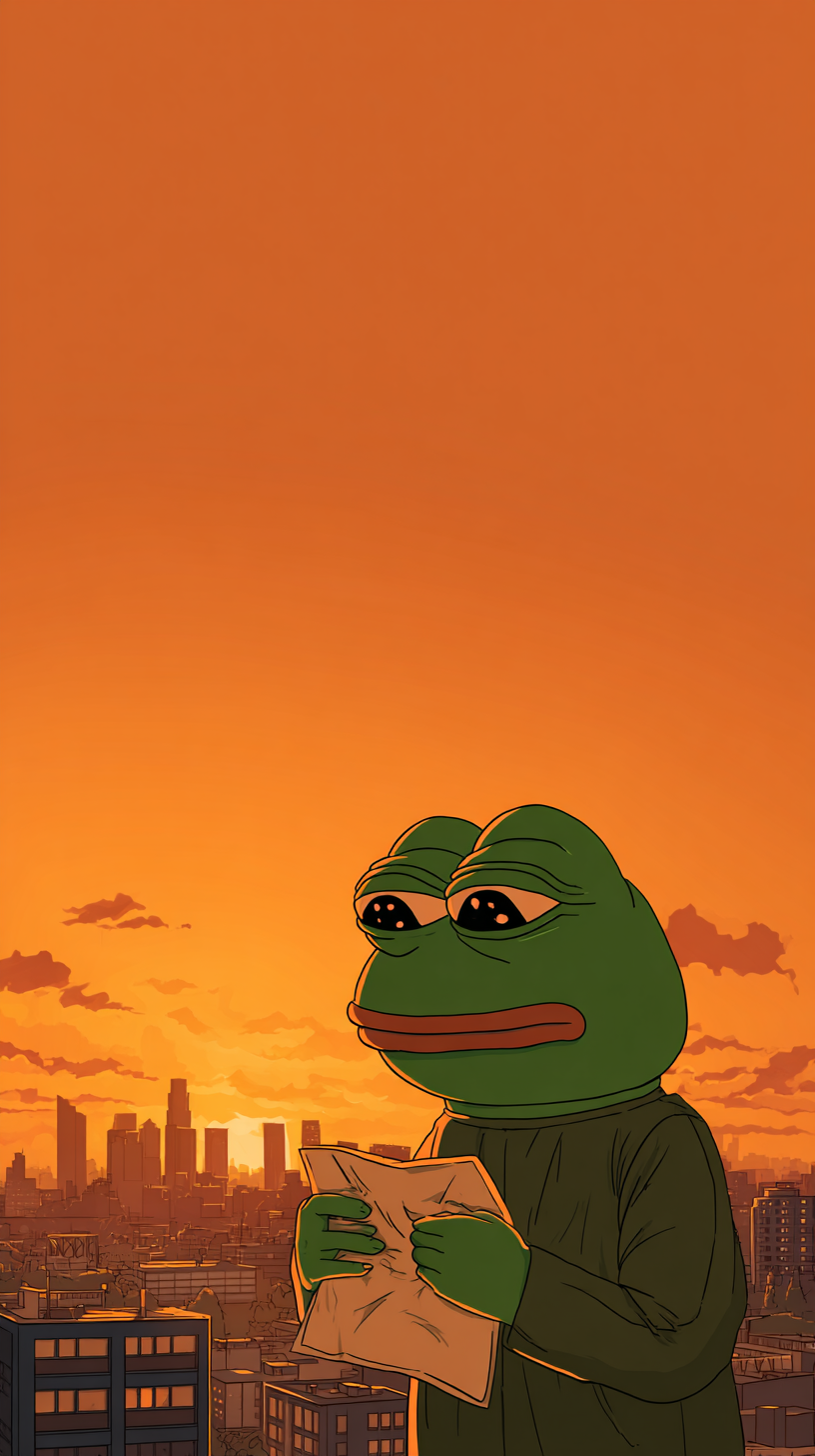 fond d'écran Pepe the Frog iphone x télécharger gratuit