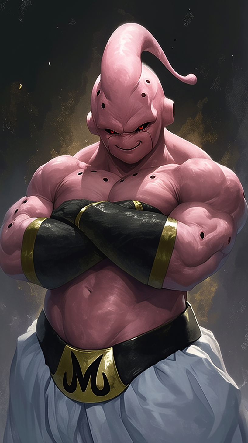 fond d'écran Majin Buu iphone 14 pro max télécharger gratuit