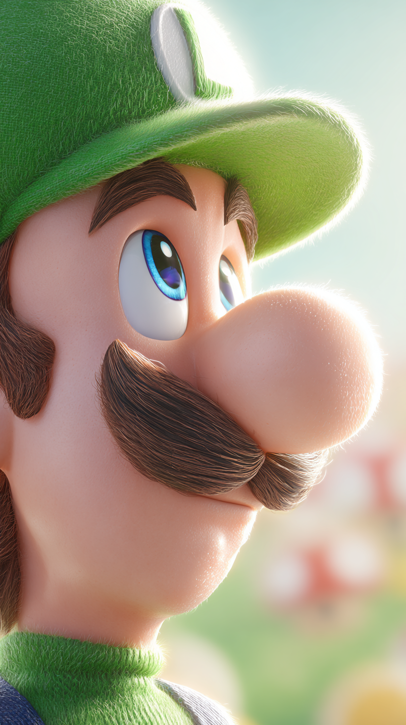 fond d'écran Luigi iphone 16 pro gratuit