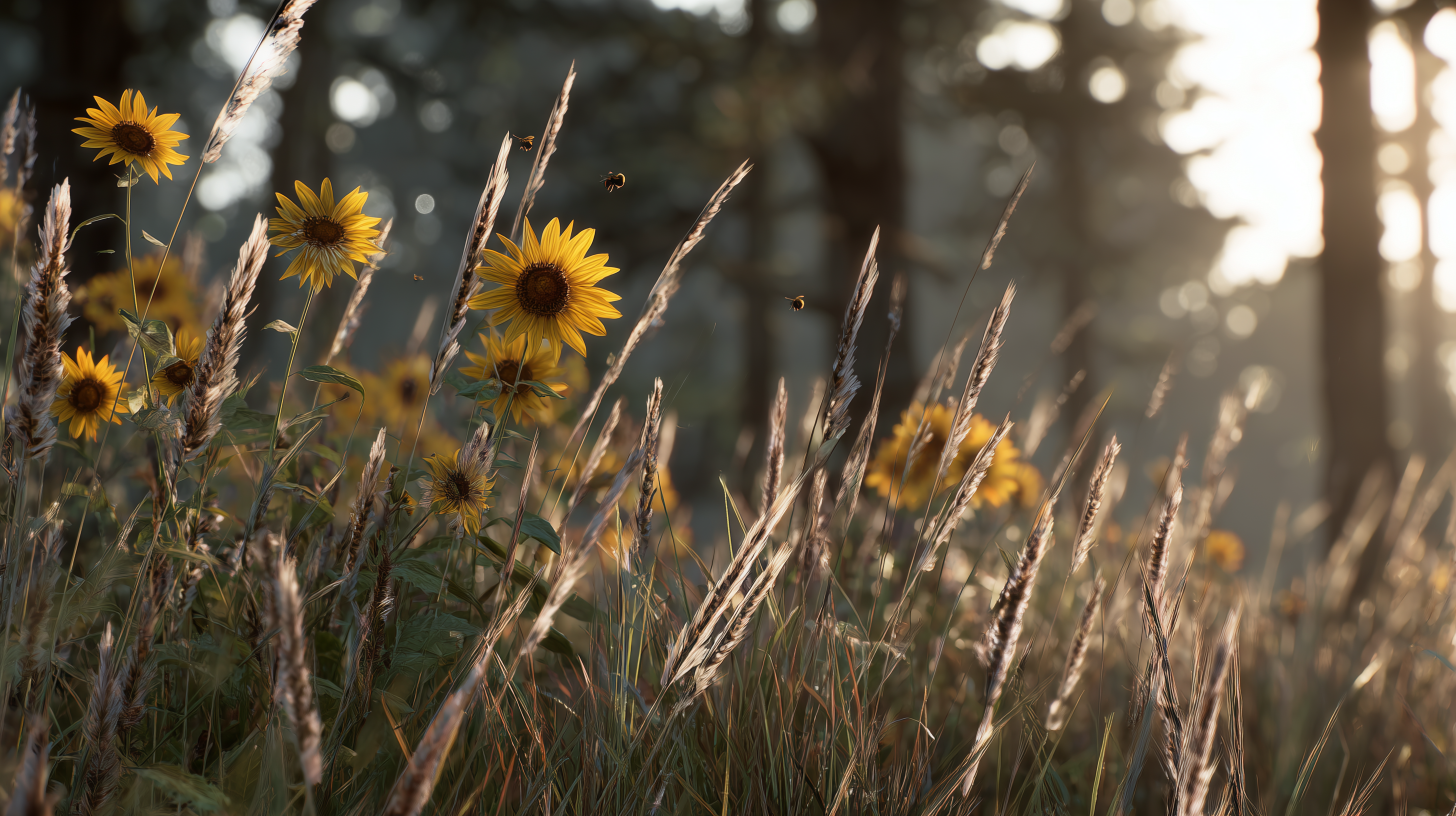 fond d'écran Tournesol 1920x768 téléchargement gratuit