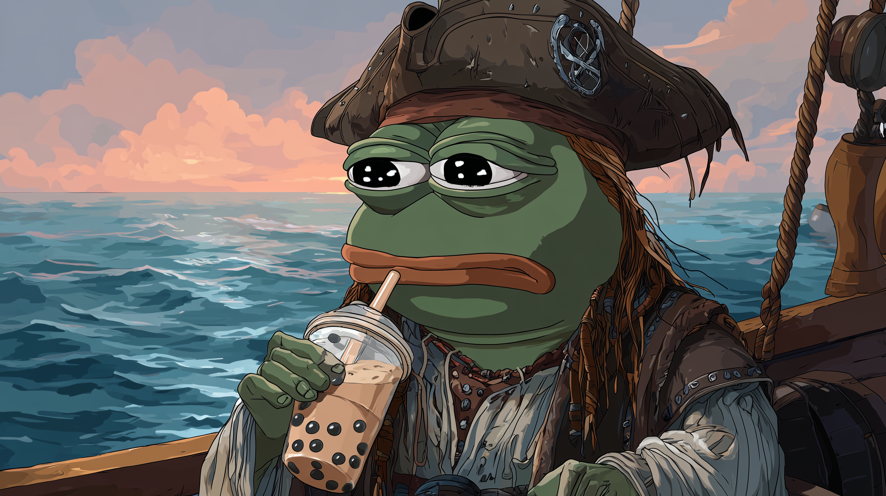 fond d'écran Pepe the Frog dell téléchargement gratuit