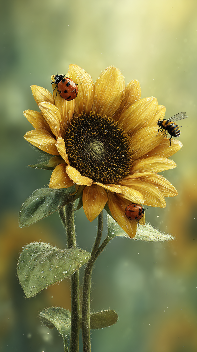 fond d'écran Tournesol xiaomi gratuit