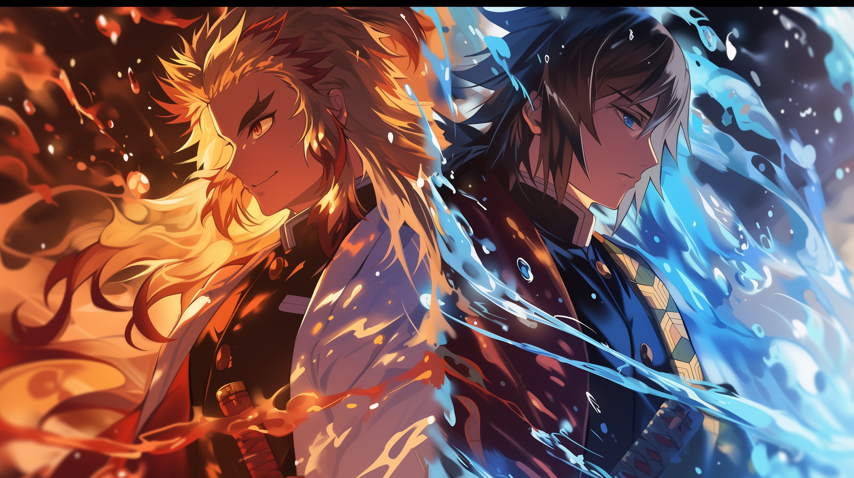 fond d'écran Rengoku Kyoujurou pc simple téléchargement gratuit
