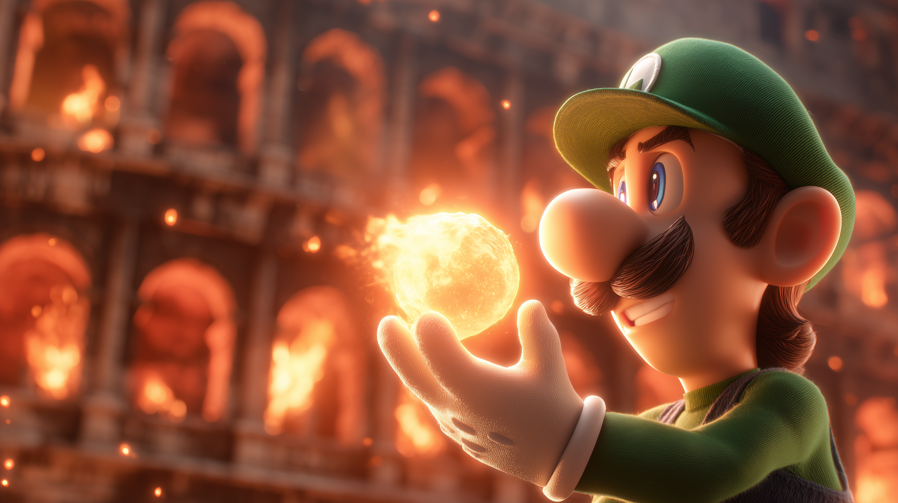 fond d'écran Luigi pc 4k ultra hd téléchargement gratuit