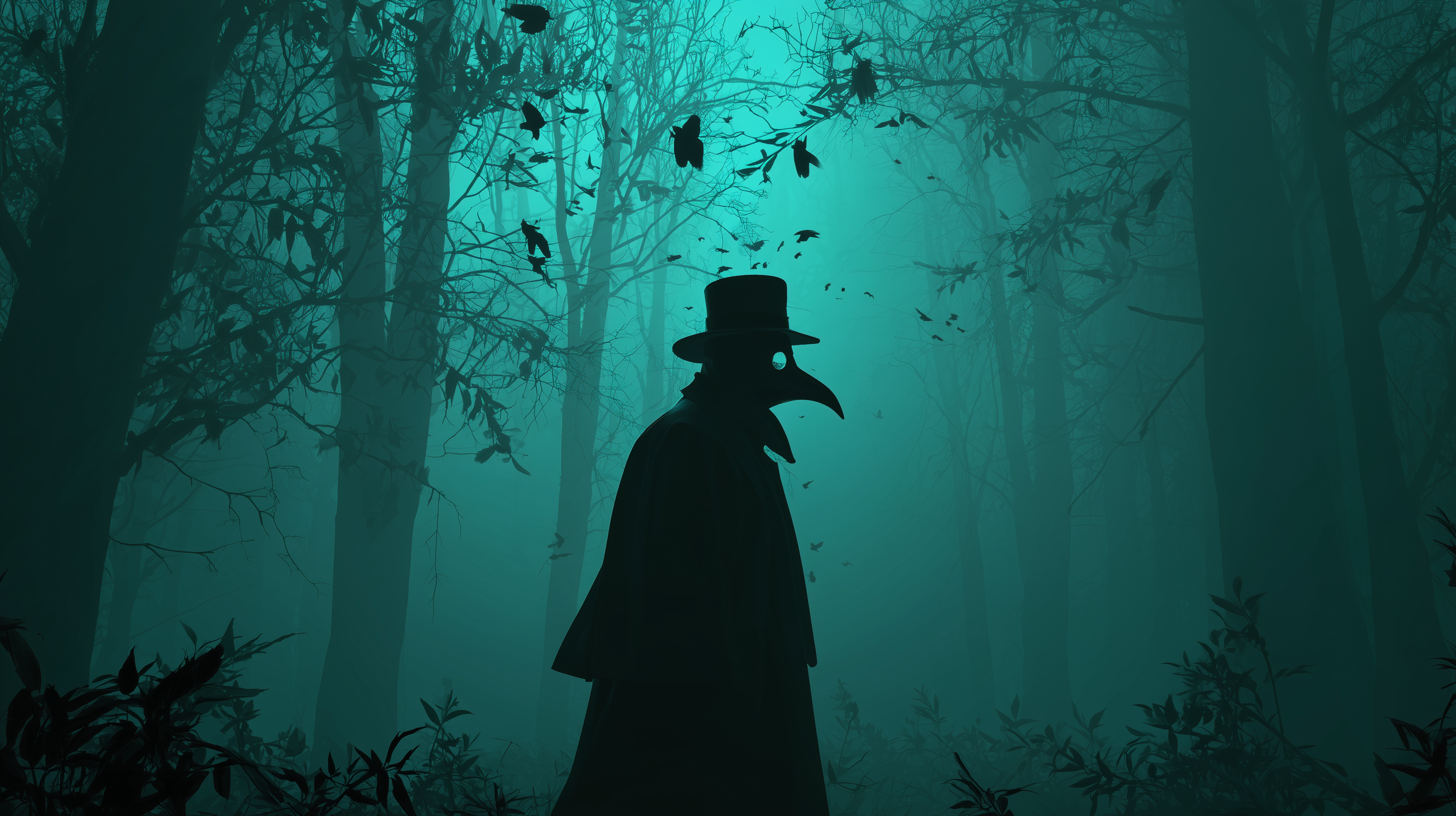 fond d'écran Plague doctor windows 11 téléchargement gratuit
